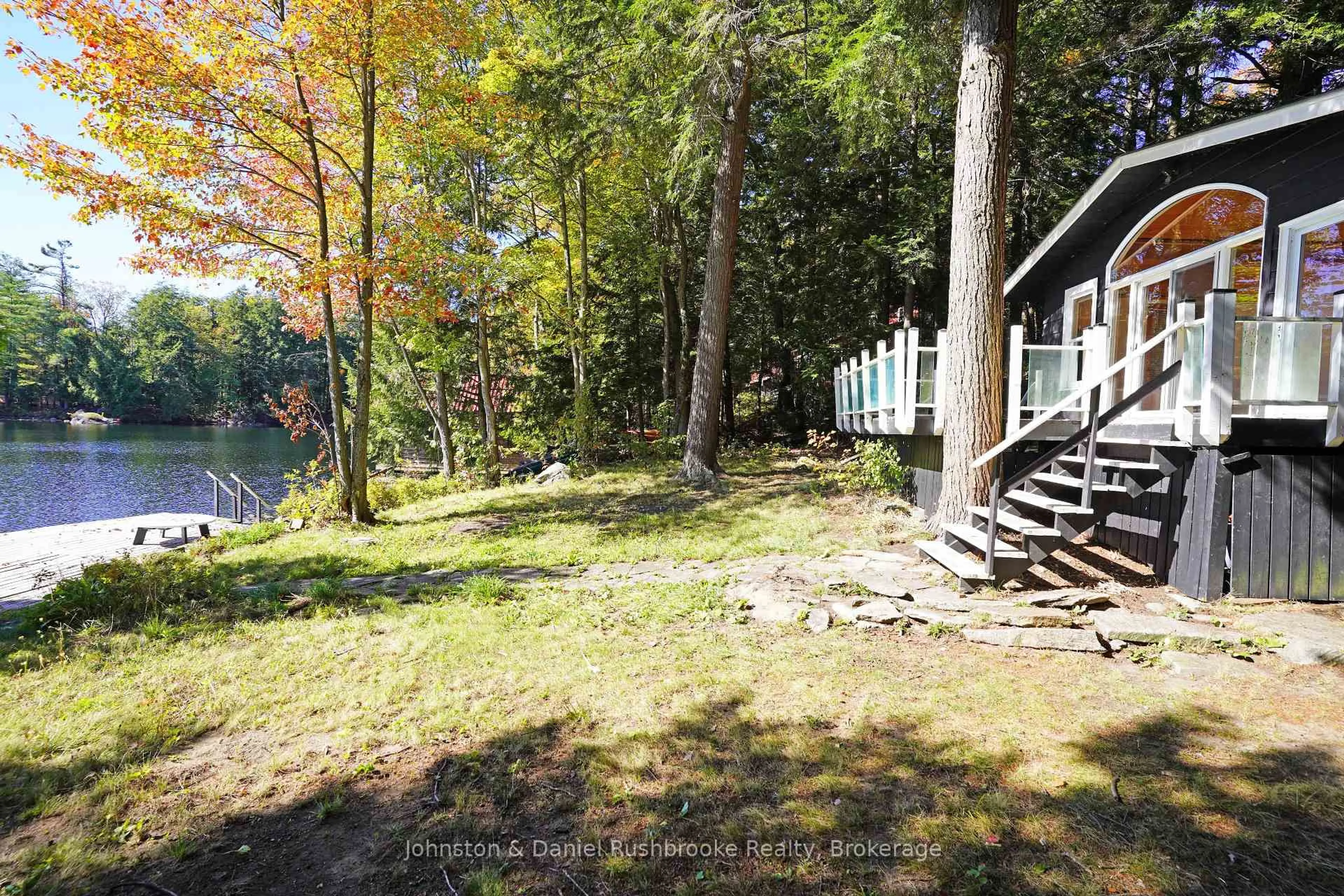 Patio, forest/trees view for 1127 Keeler Rd, Muskoka Lakes Ontario P0C 1M0