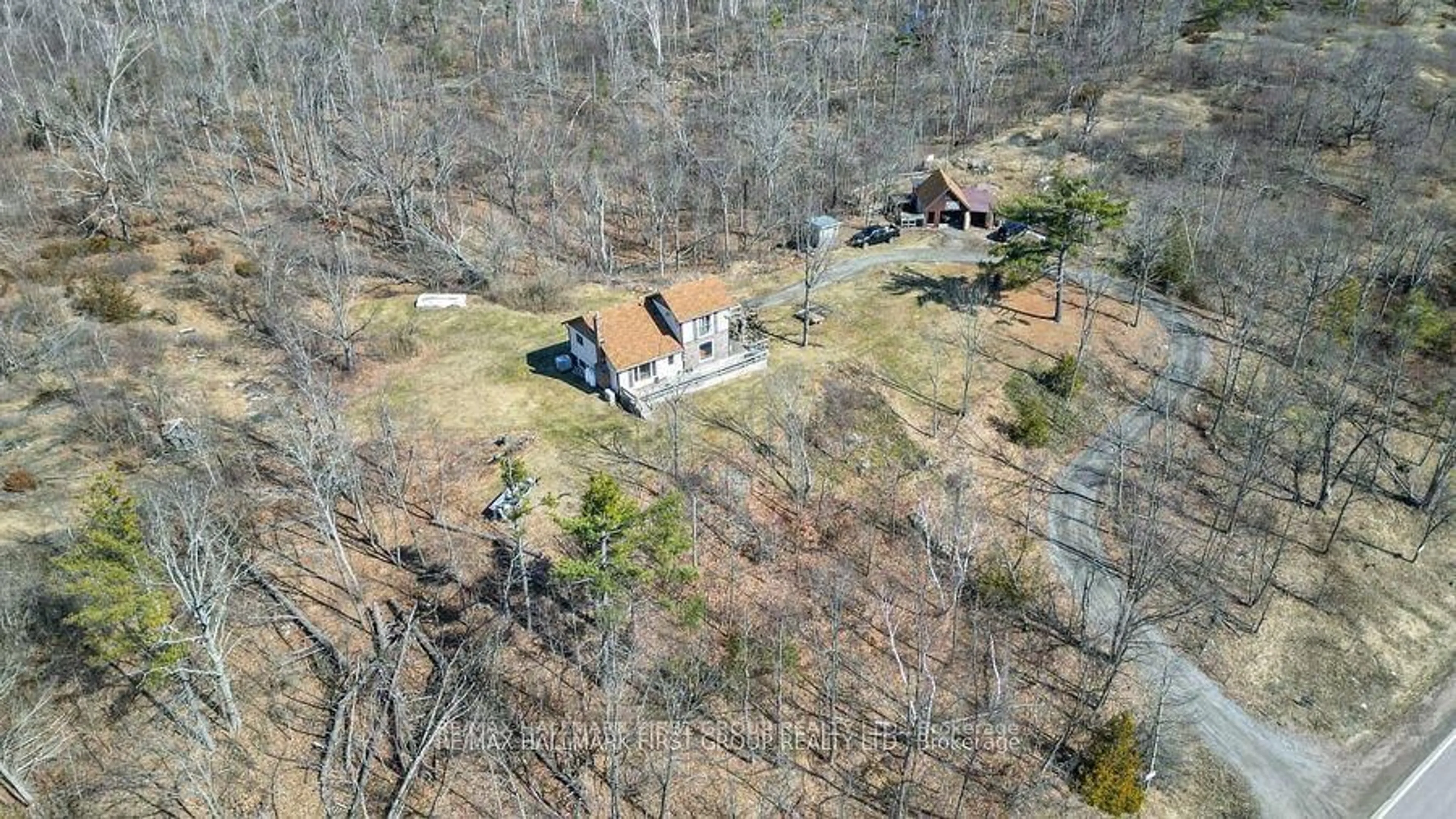 A pic from outside/outdoor area/front of a property/back of a property/a pic from drone, unknown for 110227 Highway 7, Tweed Ontario K0K 3J0