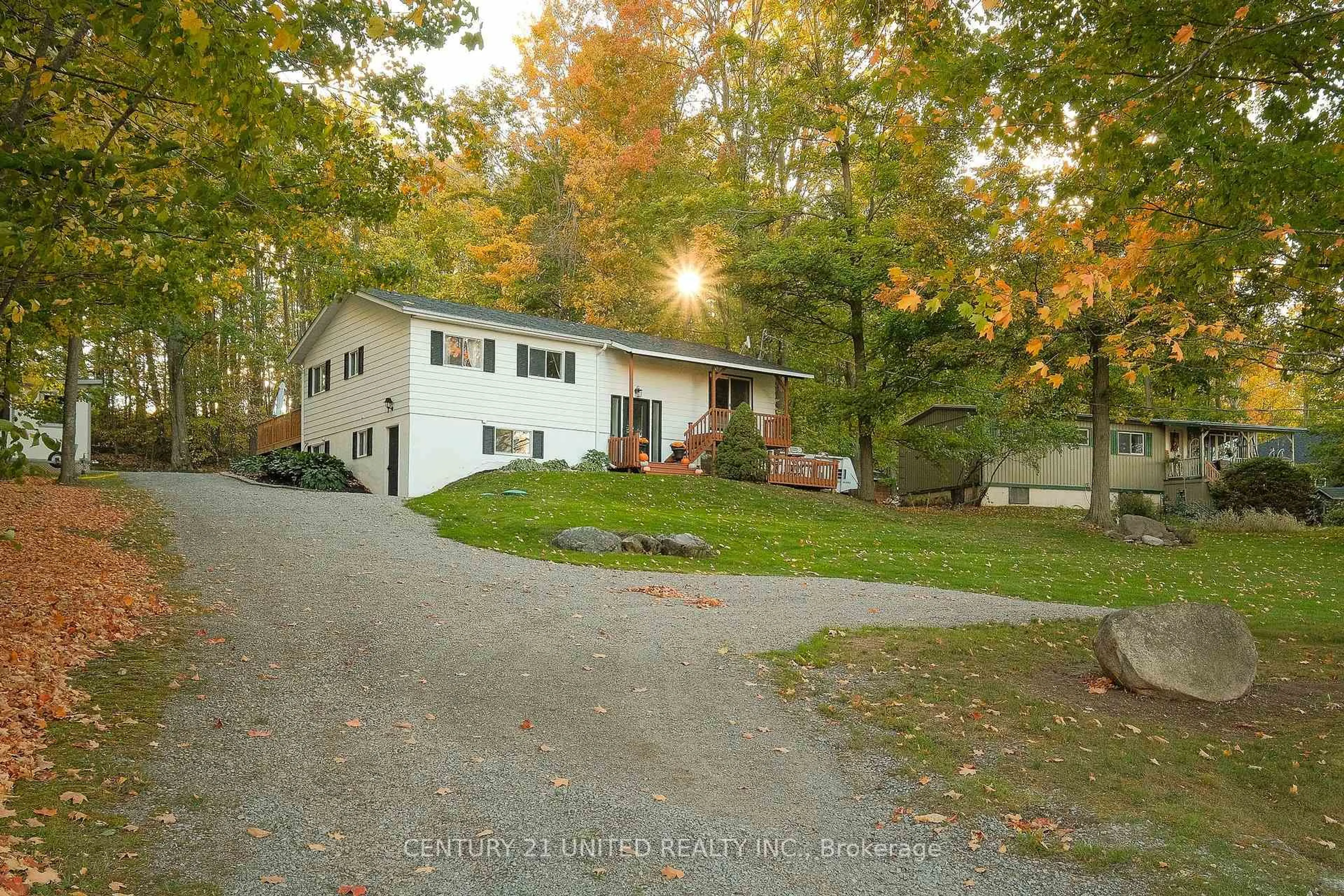 A pic from outside/outdoor area/front of a property/back of a property/a pic from drone, street for 1274 Young's Cove Rd, Selwyn Ontario K0L 1T0
