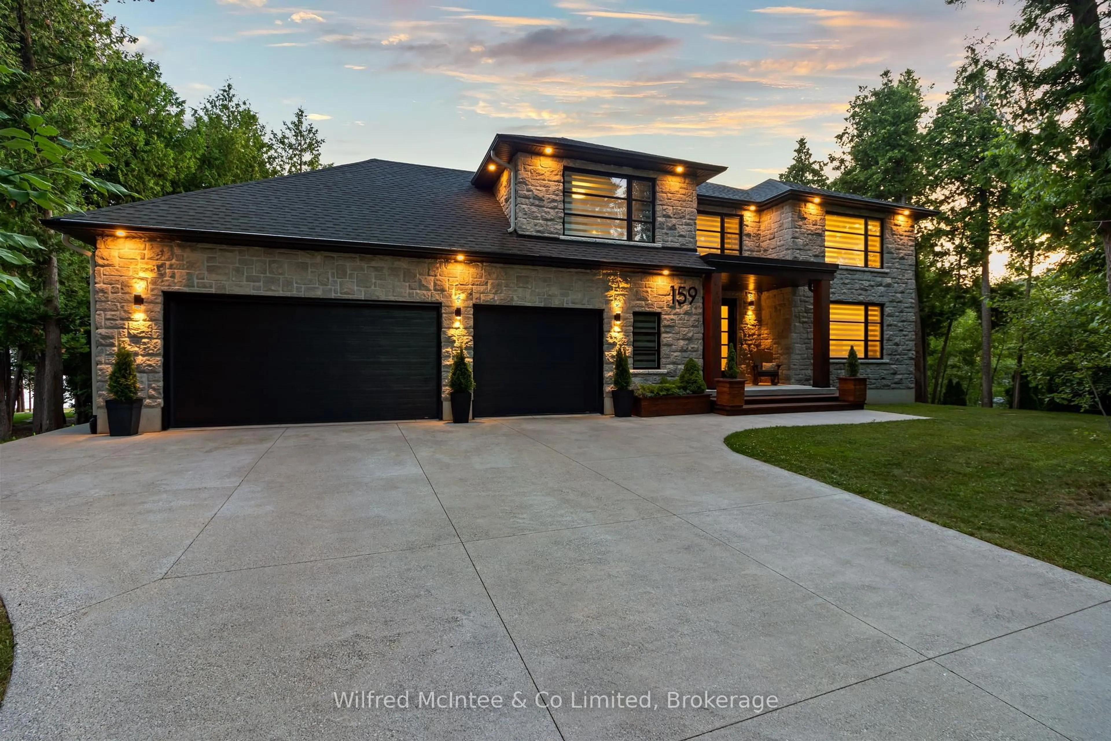 Home with brick exterior material, street for 159 Upper Lorne Beach Rd, Kincardine Ontario N0G 2T0