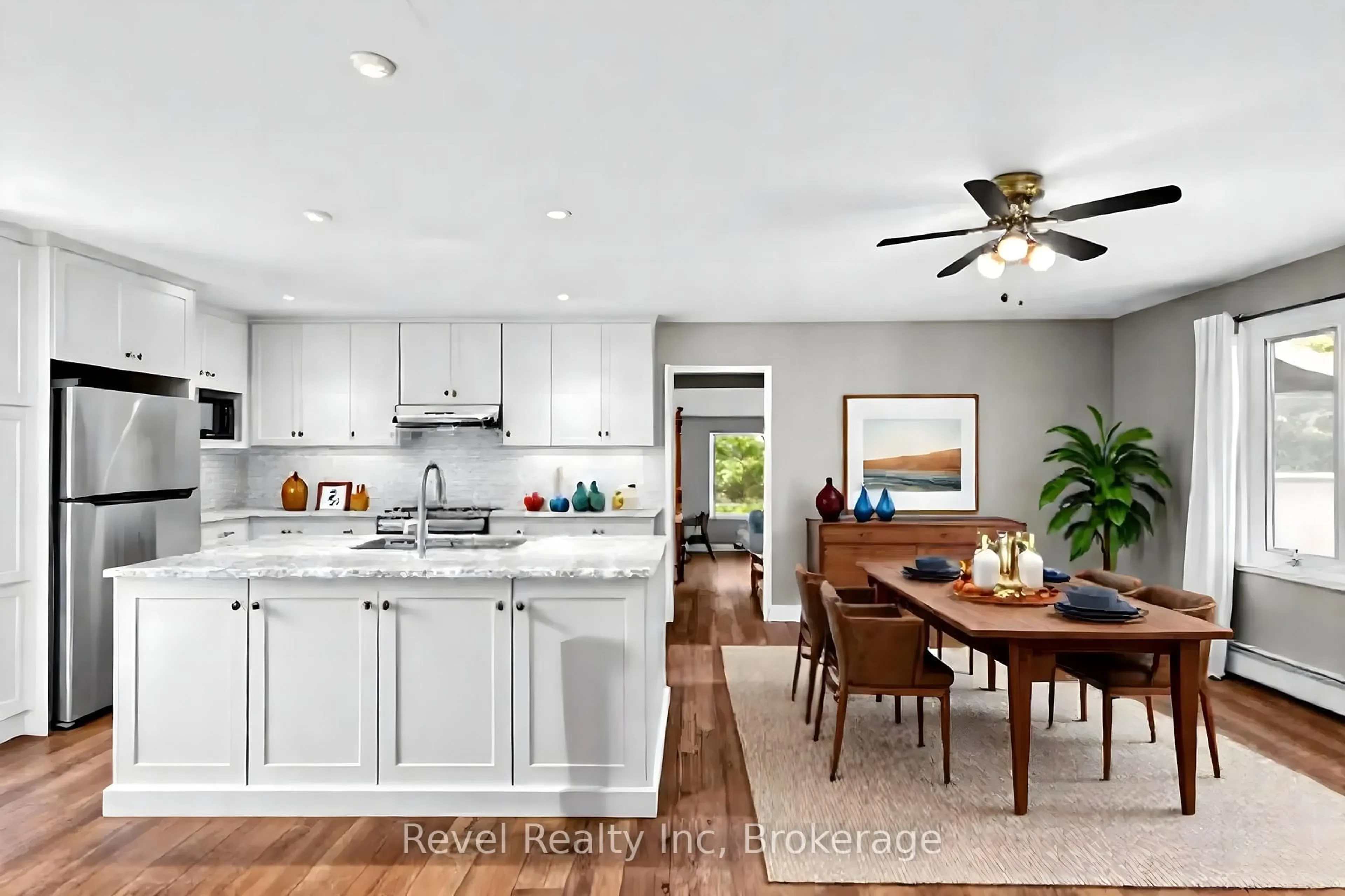 Open concept kitchen, unknown for 19 Sandy Plains Rd, Seguin Ontario P2A 2W8