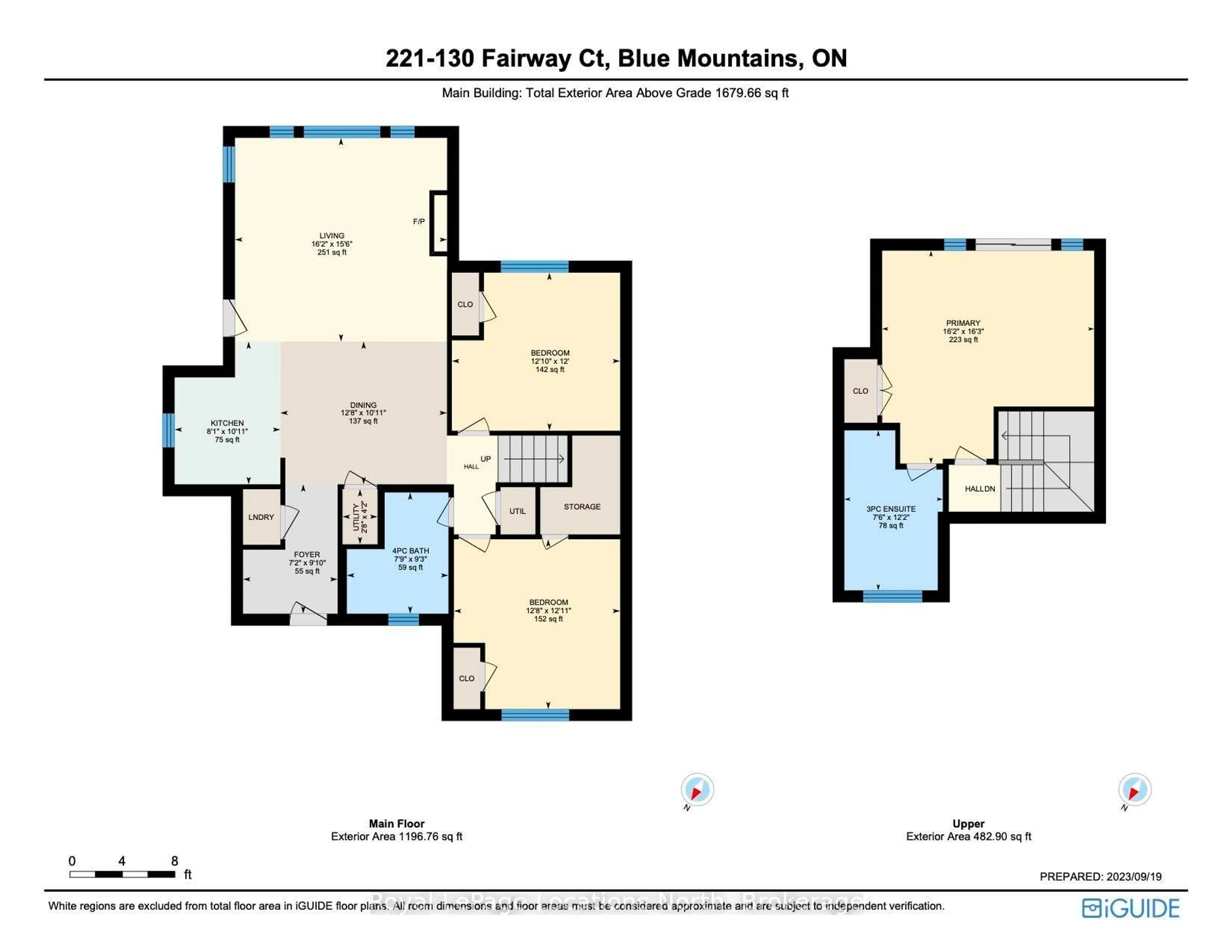 Floor plan for 125 FAIRWAY Crt #221, Blue Mountains Ontario L9Y 0P8