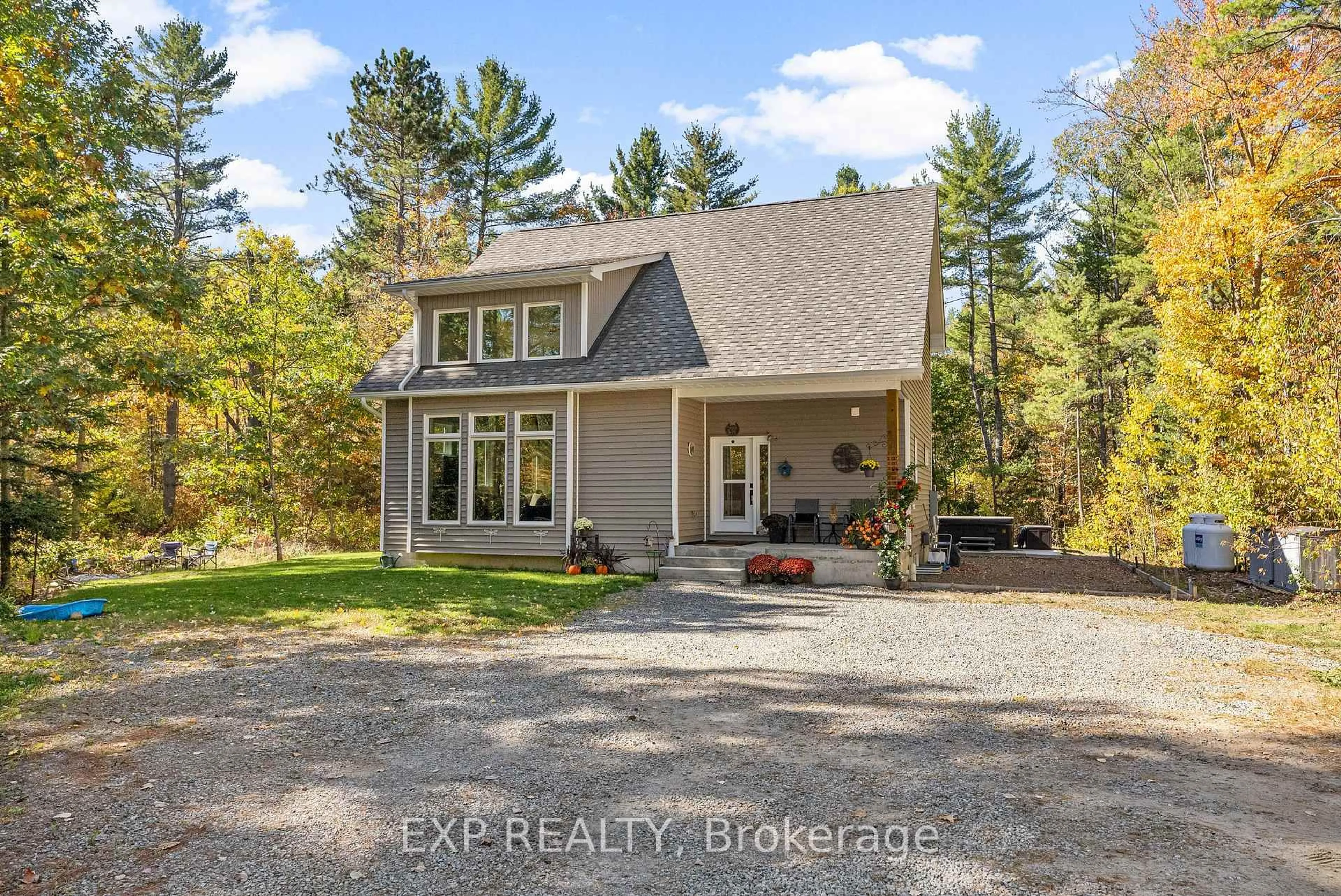 A pic from outside/outdoor area/front of a property/back of a property/a pic from drone, unknown for 427 Paugh Lake Rd, Barry's Bay Ontario K0J 1B0