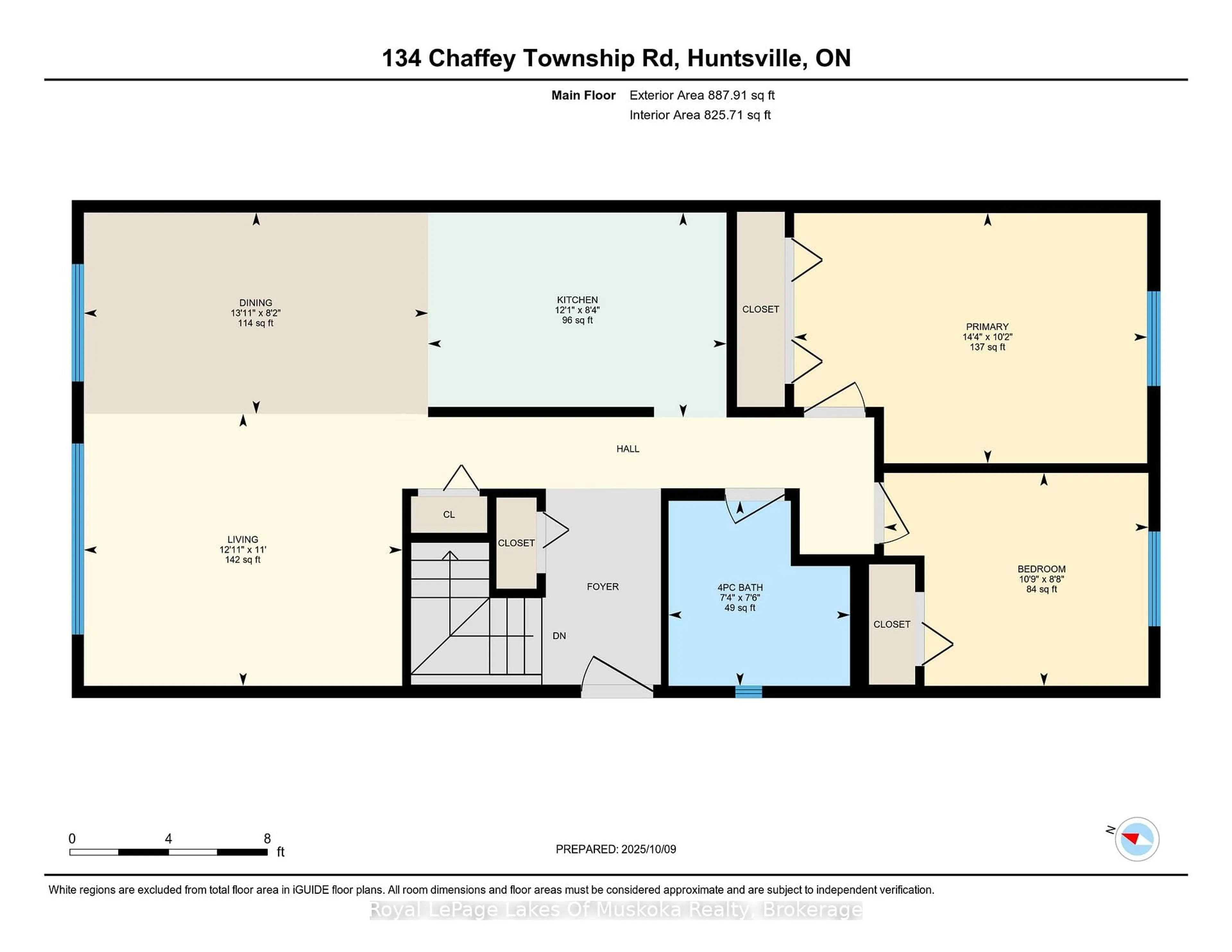 Floor plan for 134 Chaffey Township Rd, Huntsville Ontario P1H 1C8