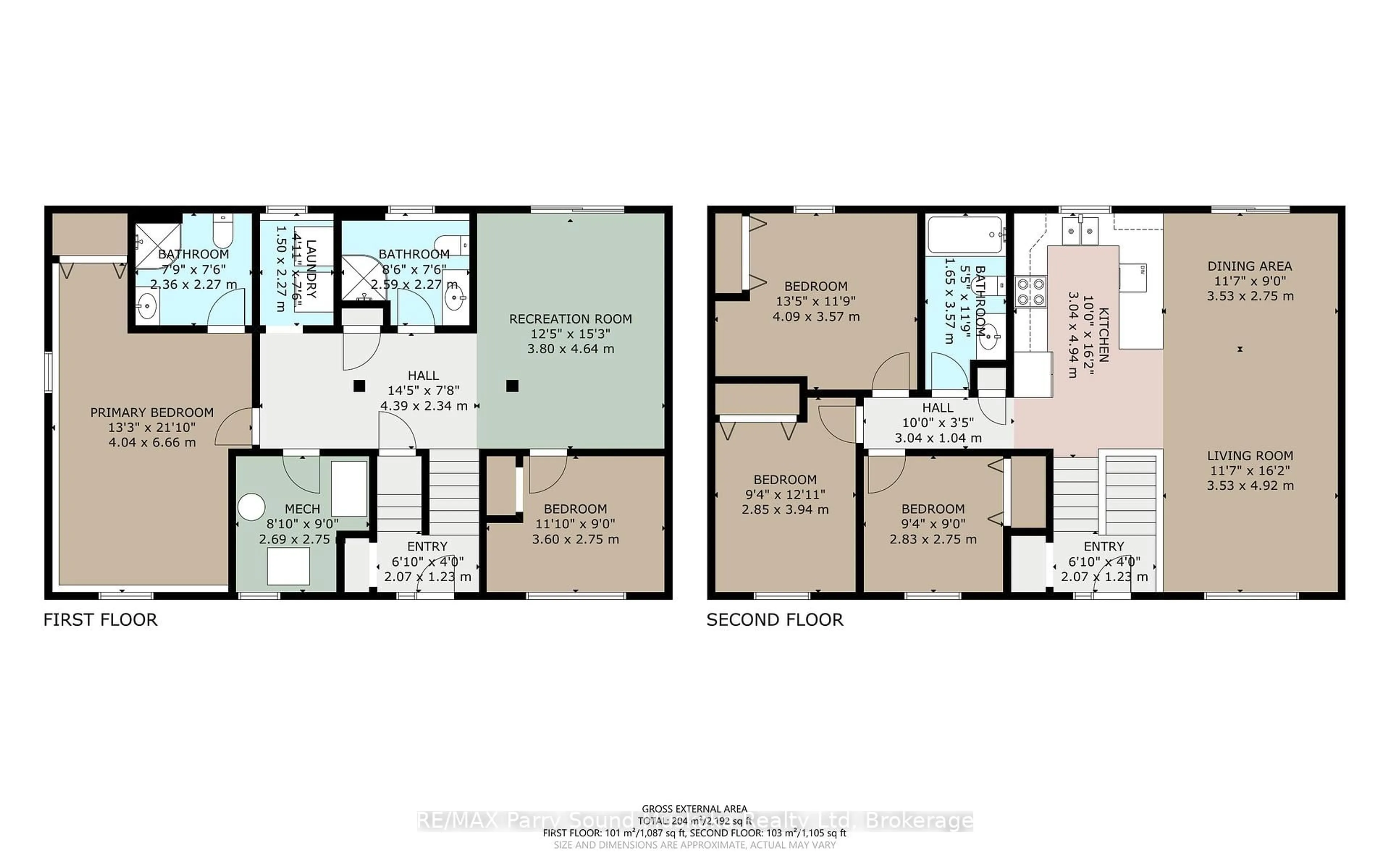 Floor plan for 312 Centre Rd, McKellar Ontario P2A 0B4