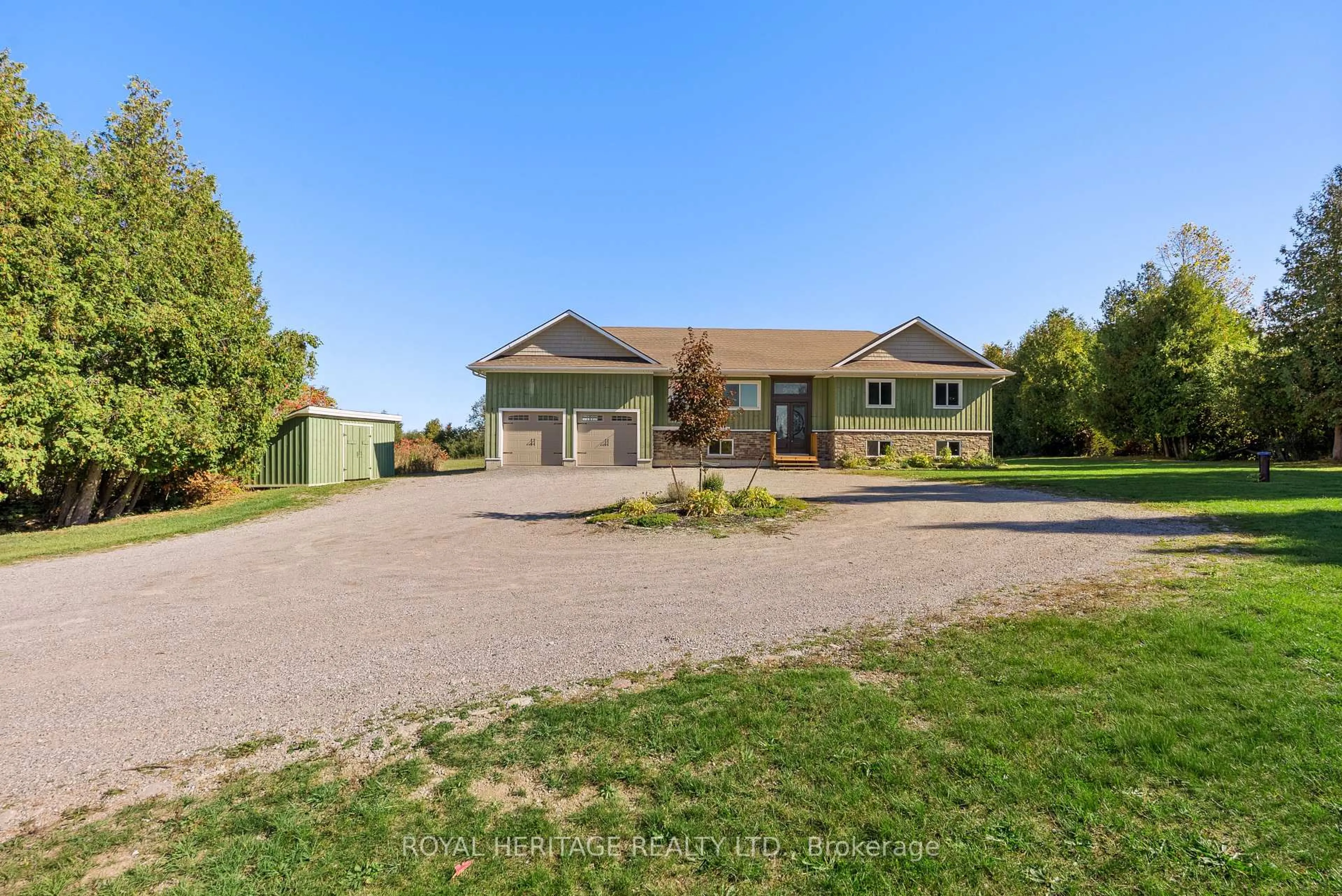 A pic from outside/outdoor area/front of a property/back of a property/a pic from drone, unknown for 2746 Hwy 36 Highway, Kawartha Lakes Ontario K0M 1L0