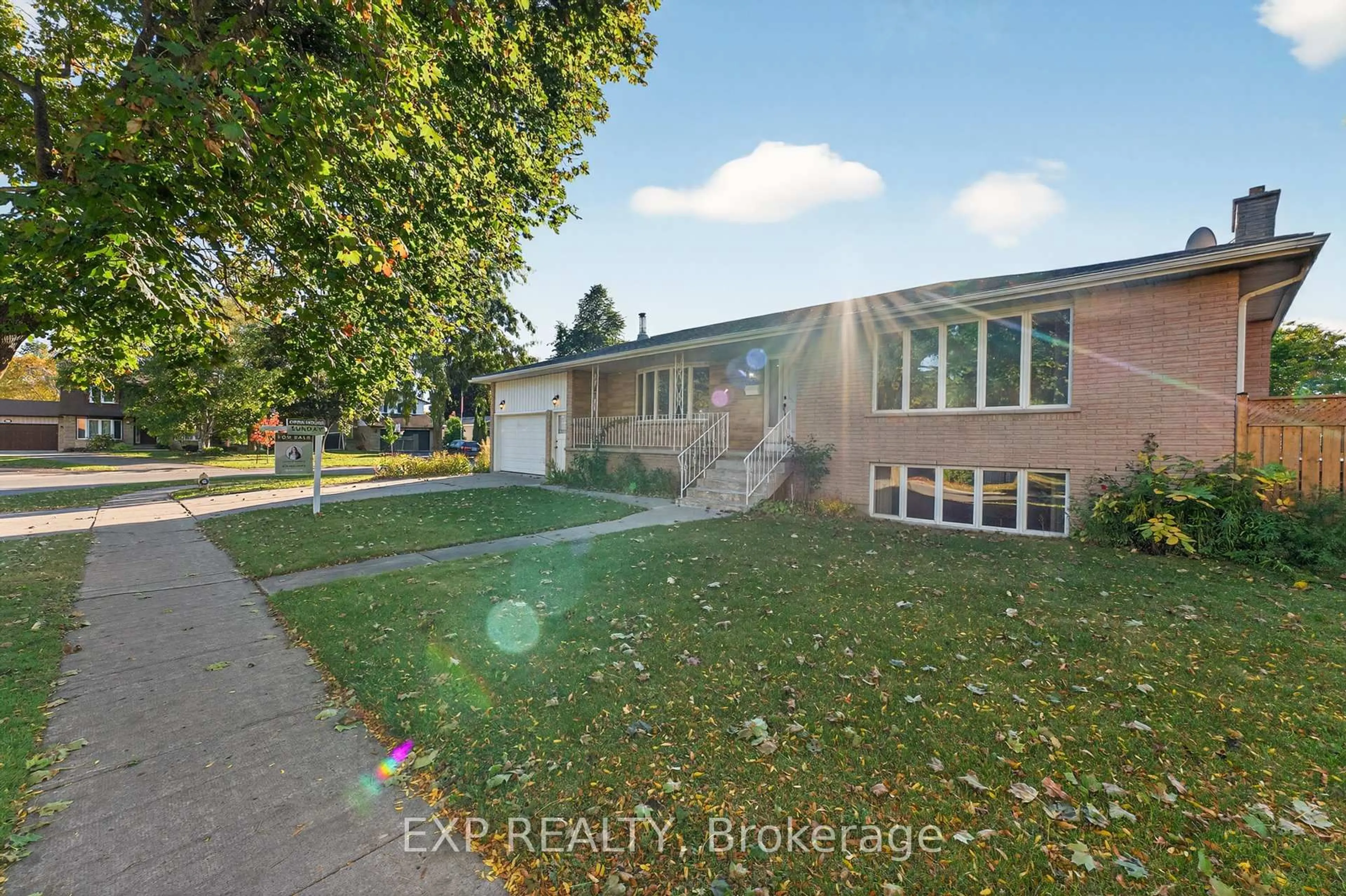 A pic from outside/outdoor area/front of a property/back of a property/a pic from drone, street for 147 Inverness Cres, Kingston Ontario K7M 6G9