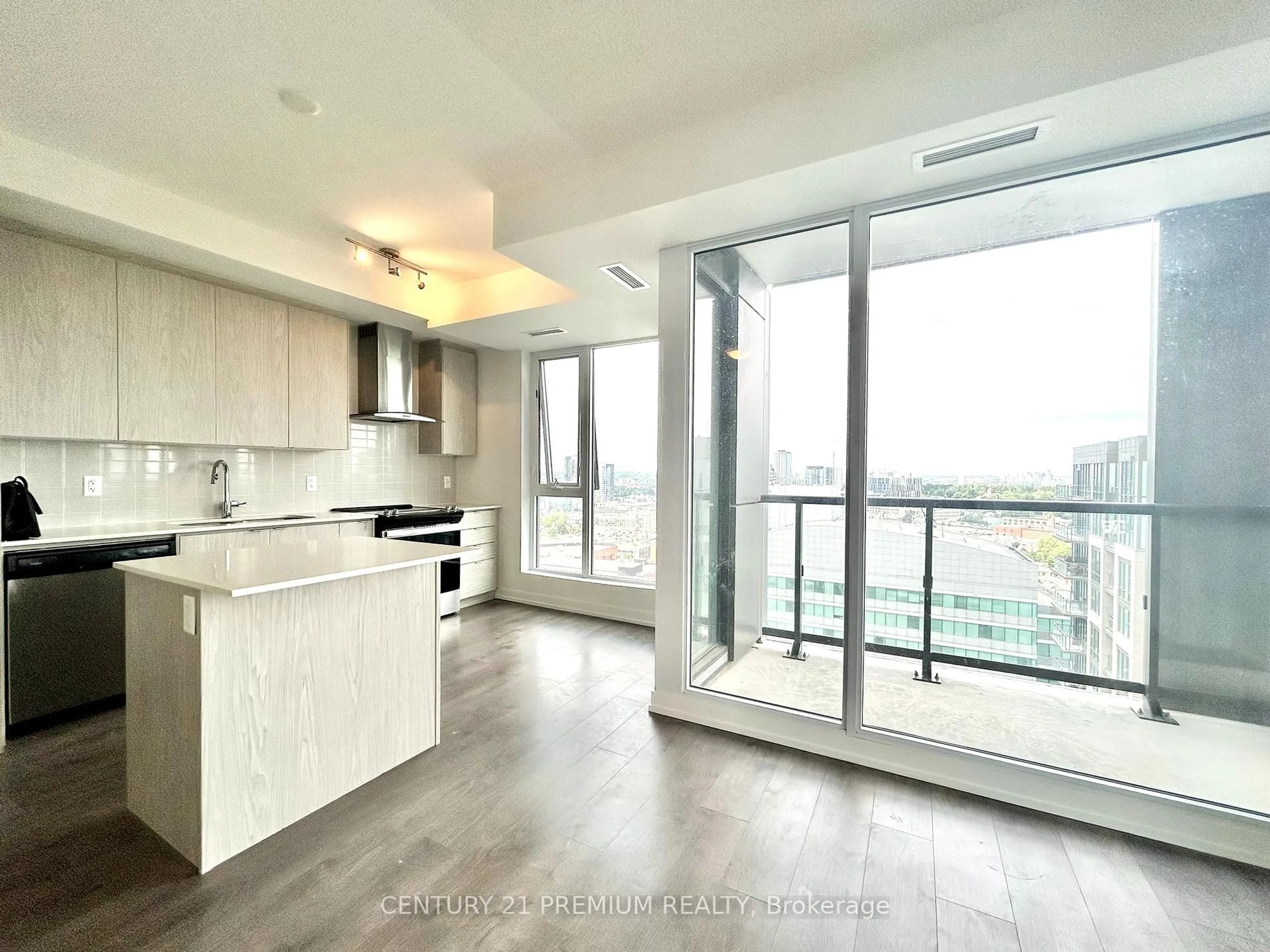 Open concept kitchen, unknown for 55 Duke St #1702, Kitchener Ontario N2G 1A6