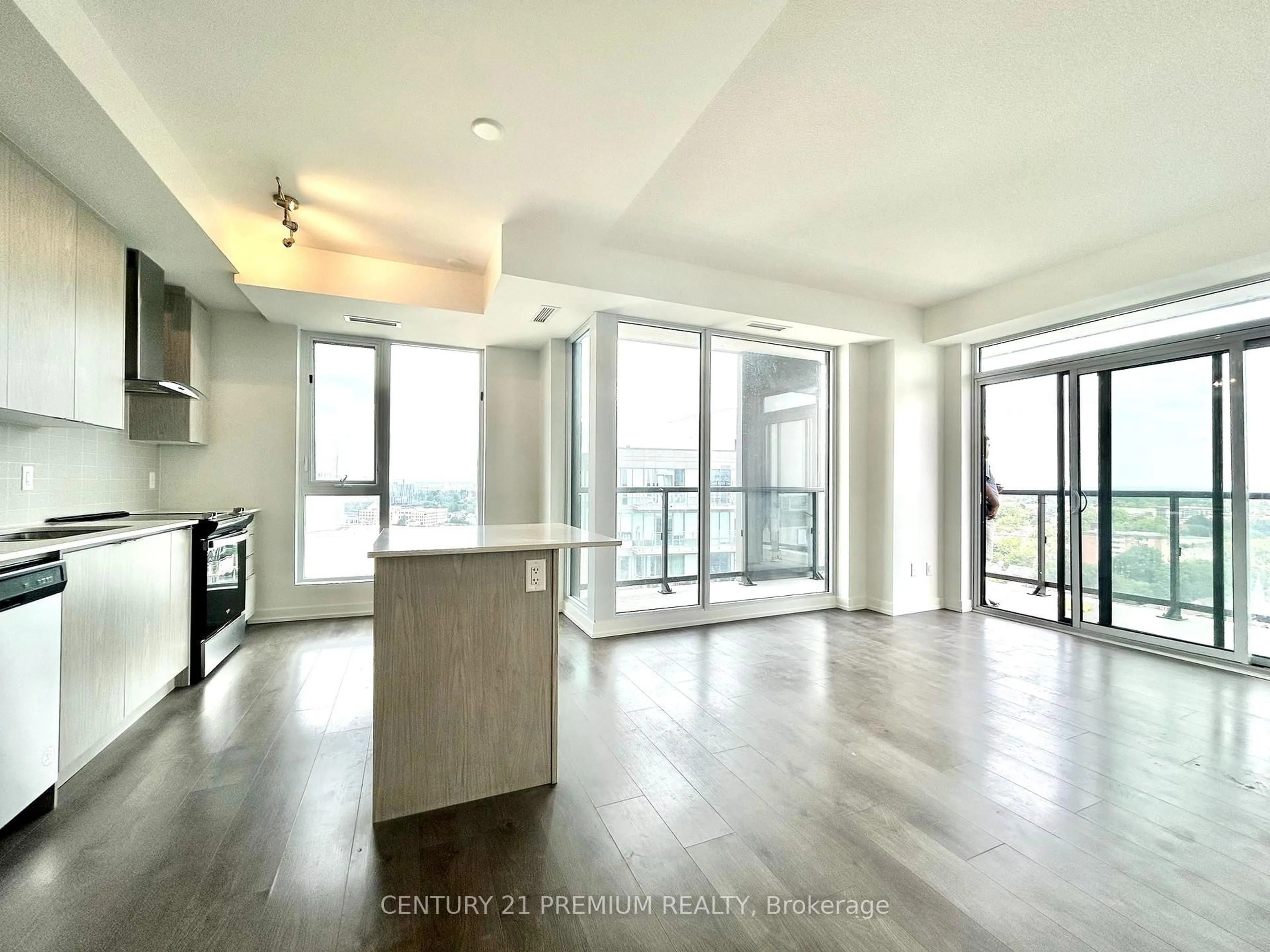 Open concept kitchen, unknown for 55 Duke St #1702, Kitchener Ontario N2G 1A6