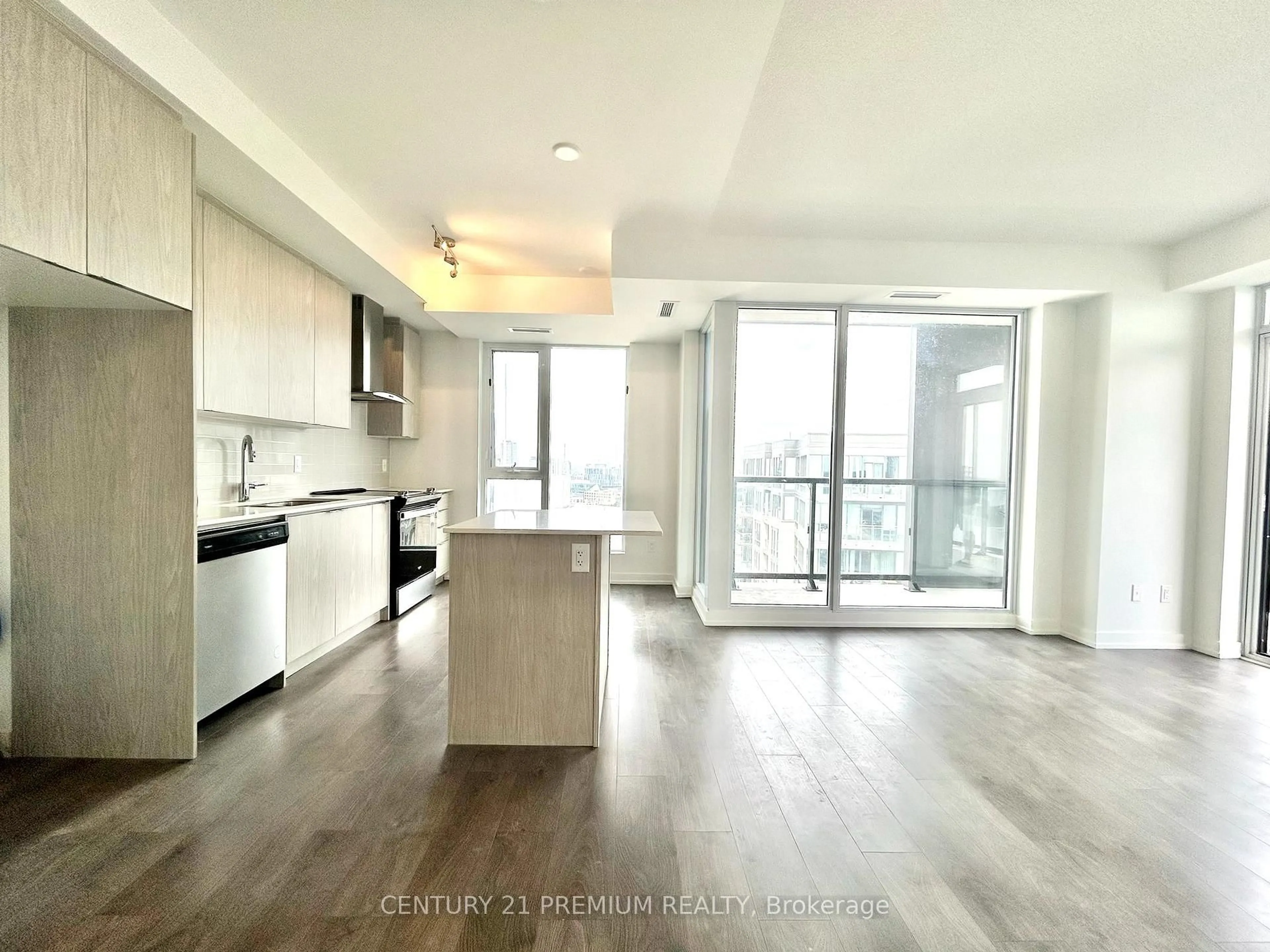 Open concept kitchen, unknown for 55 Duke St #1702, Kitchener Ontario N2G 1A6