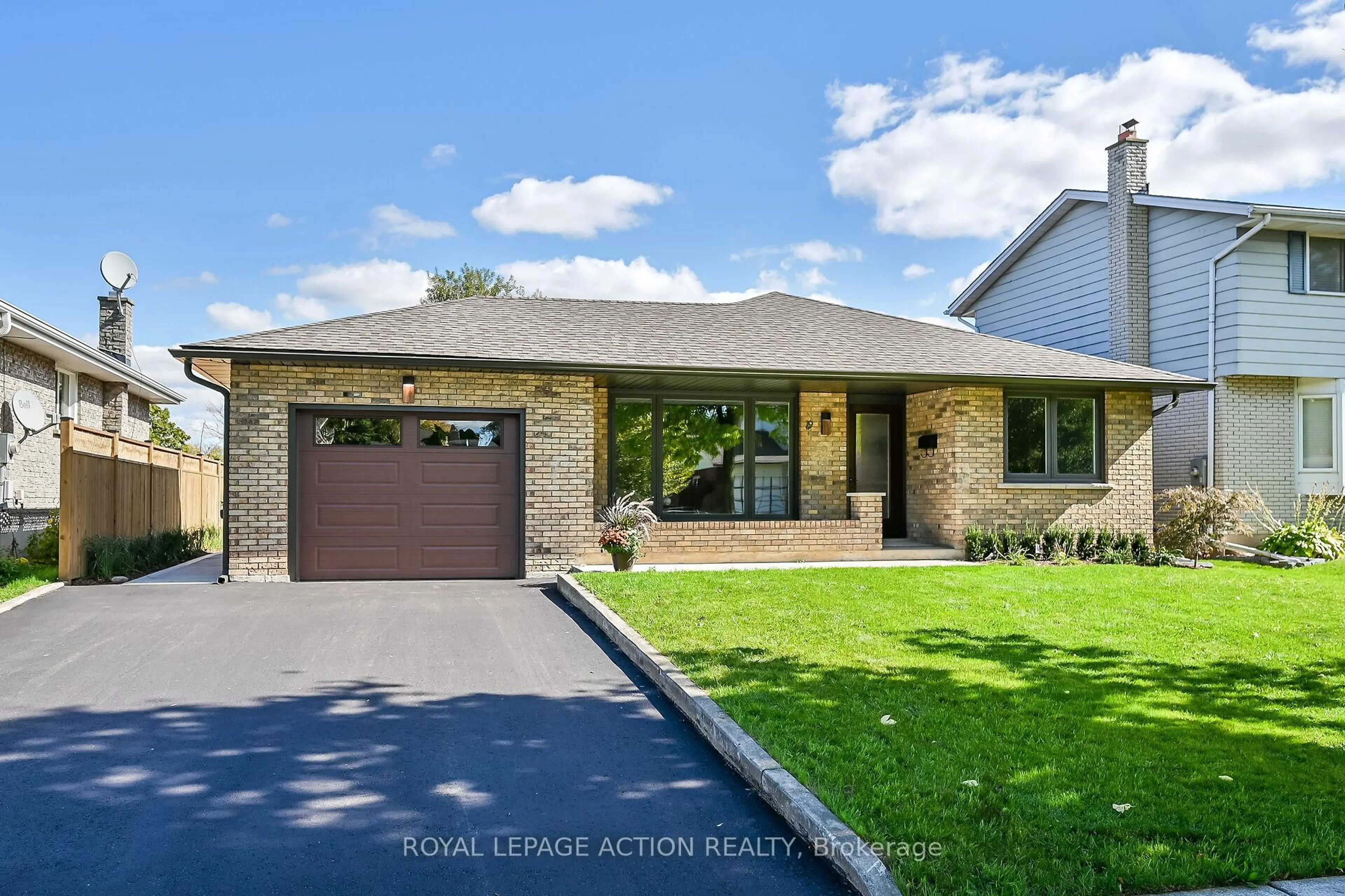 Home with brick exterior material, street for 19 Wildflower Lane, Brantford Ontario N3R 6B3