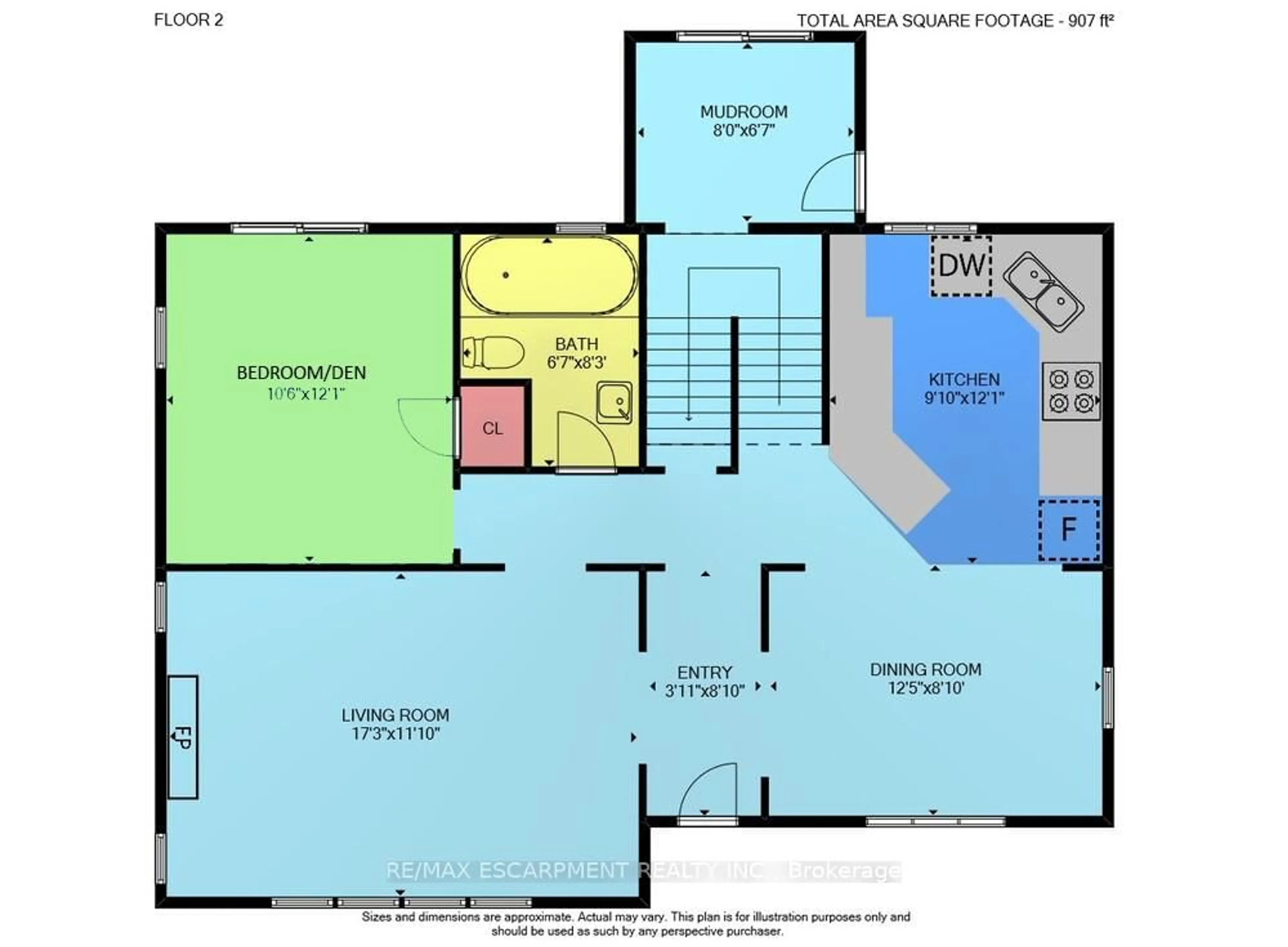 Floor plan for 246 Green Rd, Hamilton Ontario L8E 2A5