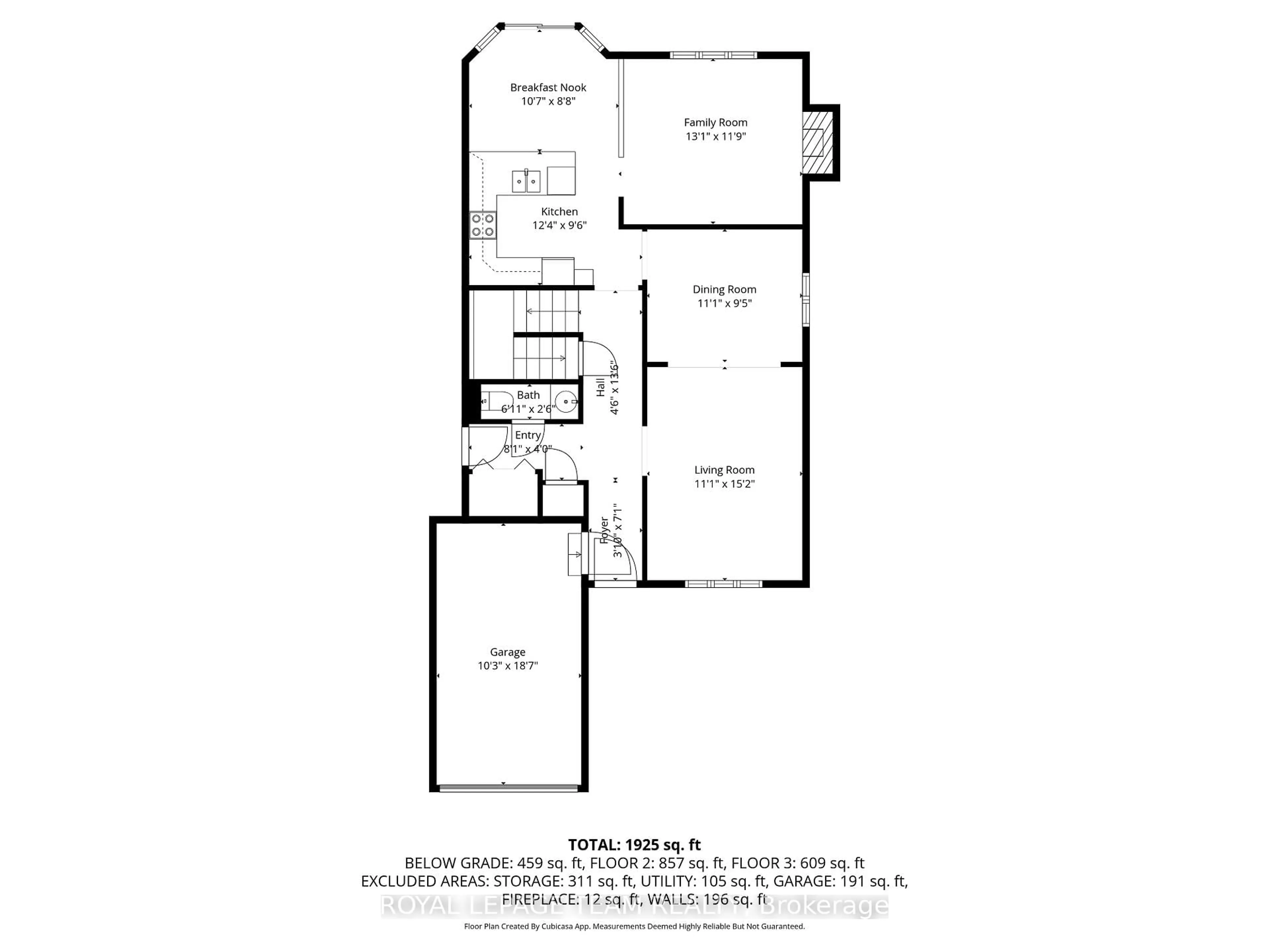 Floor plan for 54 Pickwick Dr, Ottawa Ontario K2J 3E8