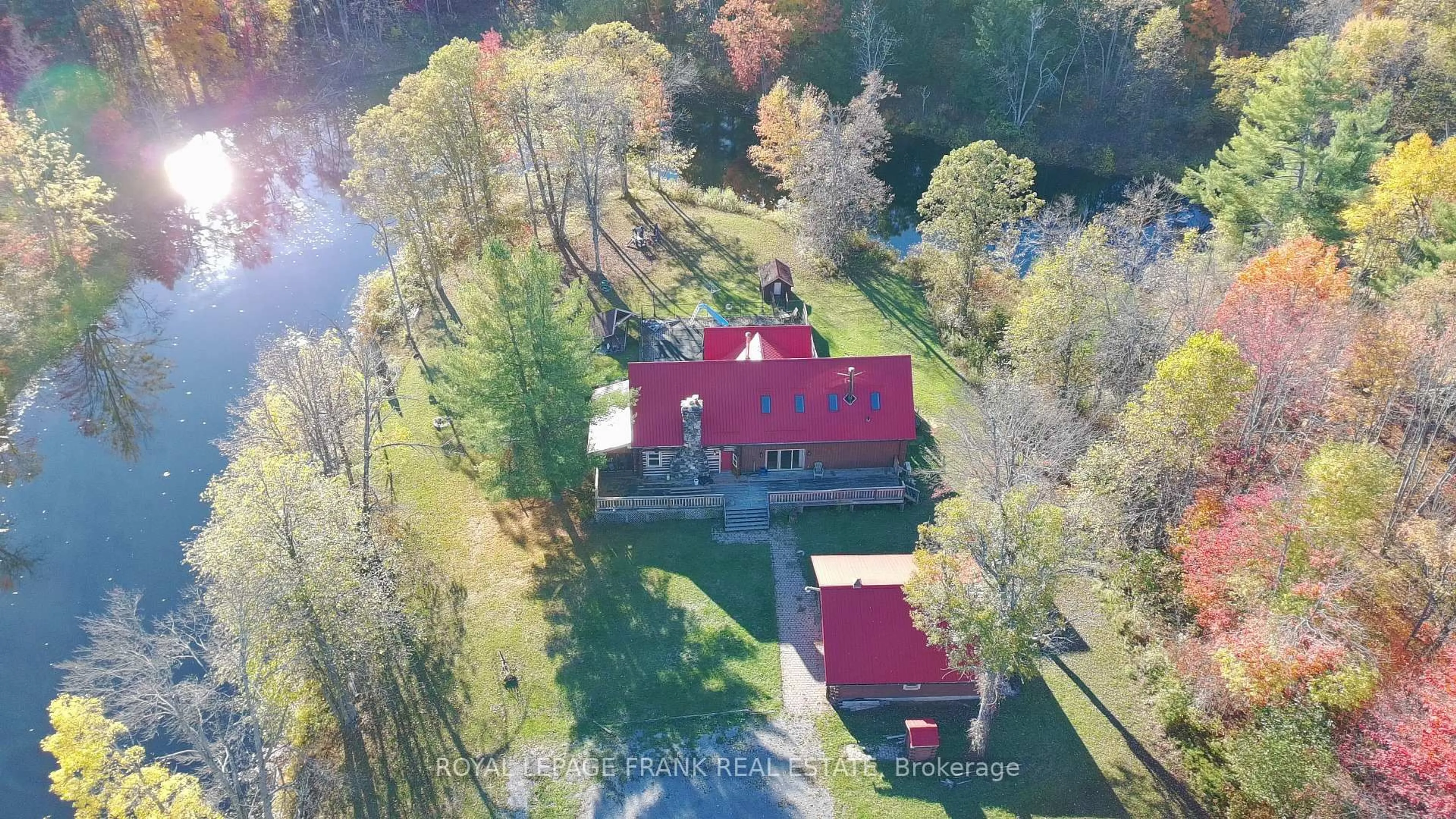 A pic from outside/outdoor area/front of a property/back of a property/a pic from drone, unknown for 25C Forbes Rd, Madoc Ontario K0K 2K0