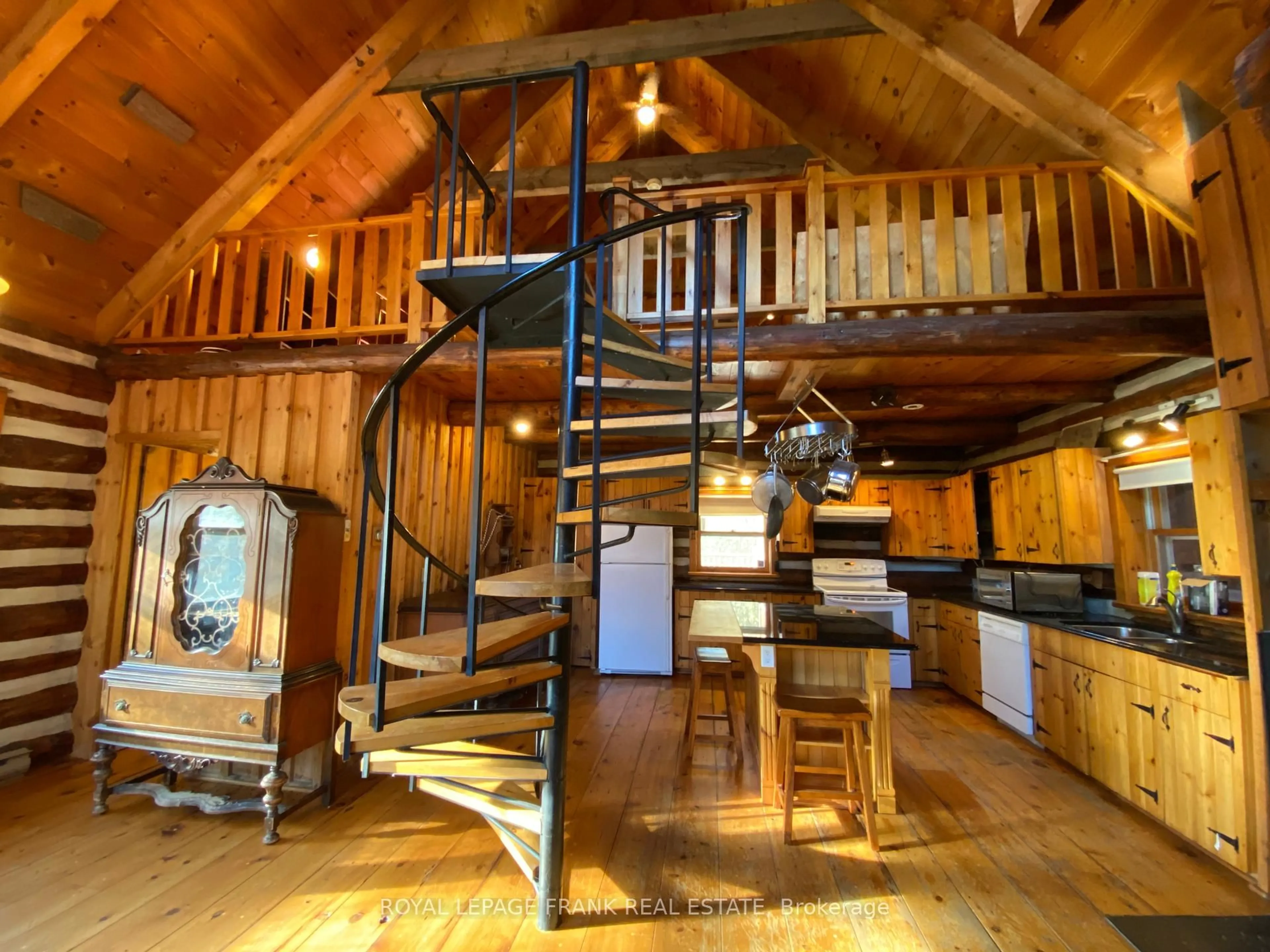 Rustic kitchen, wood/laminate floor for 25C Forbes Rd, Madoc Ontario K0K 2K0