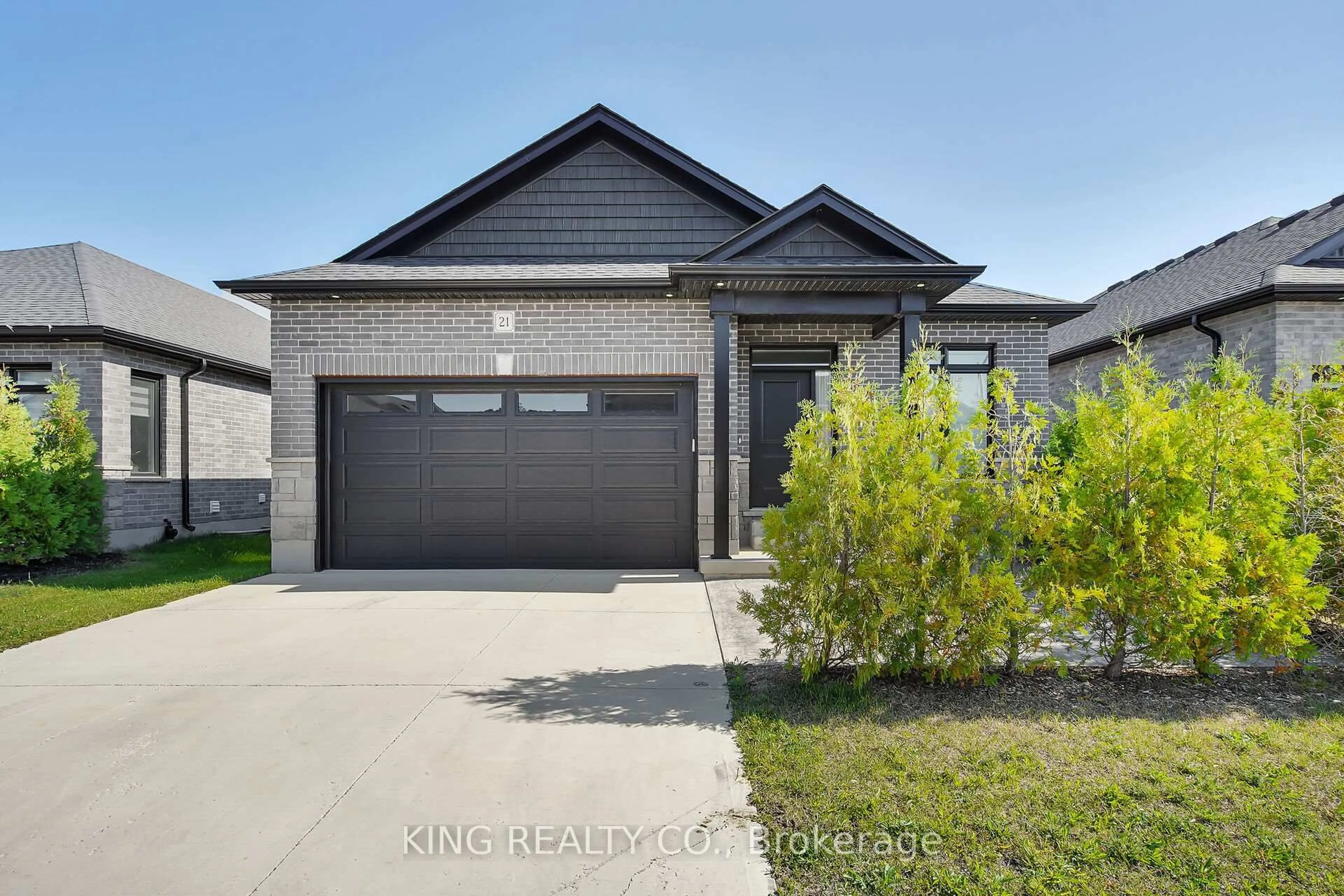Home with brick exterior material, street for 383 Daventry Way #21, Middlesex Centre Ontario N0L 1R0