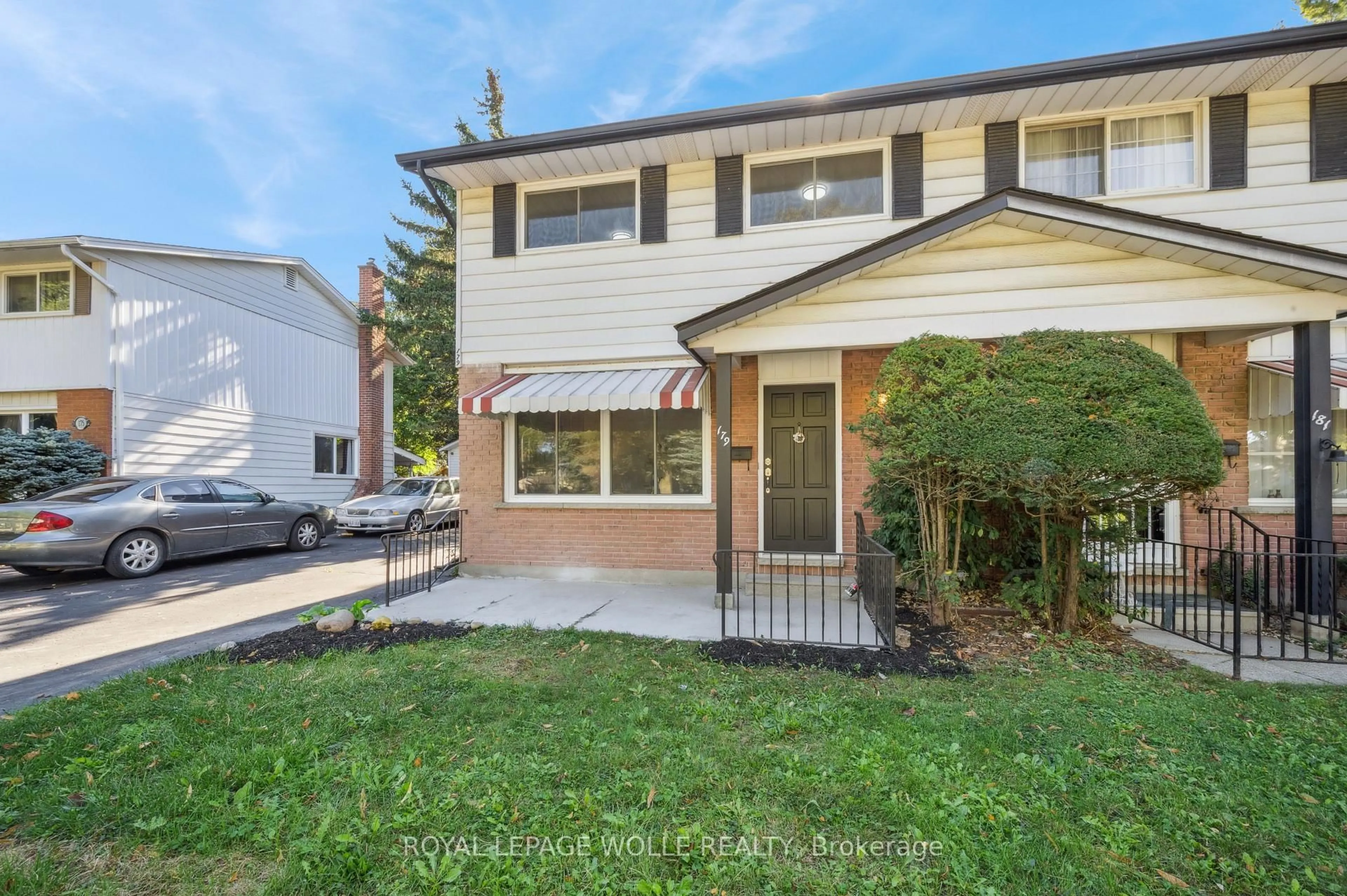 Home with vinyl exterior material, street for 179 Traynor Ave, Kitchener Ontario N2C 1W4