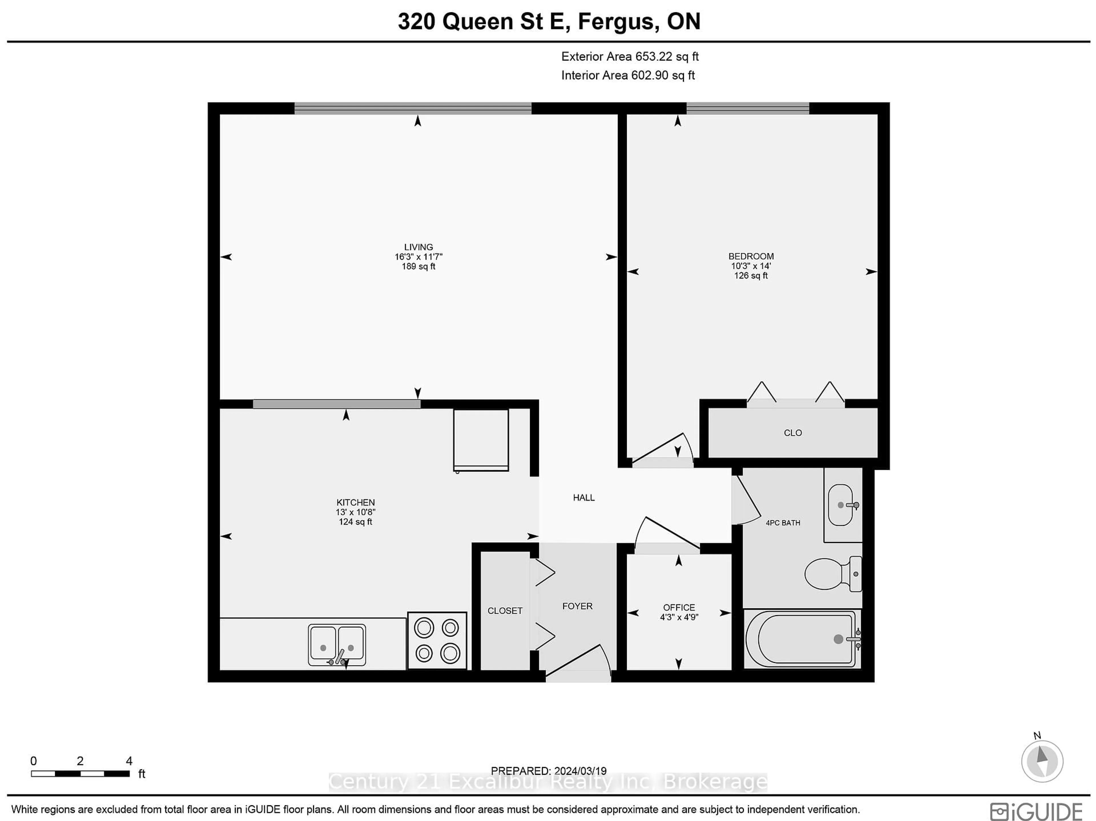 Floor plan for 320 Queen St #9, Centre Wellington Ontario N1M 1T4