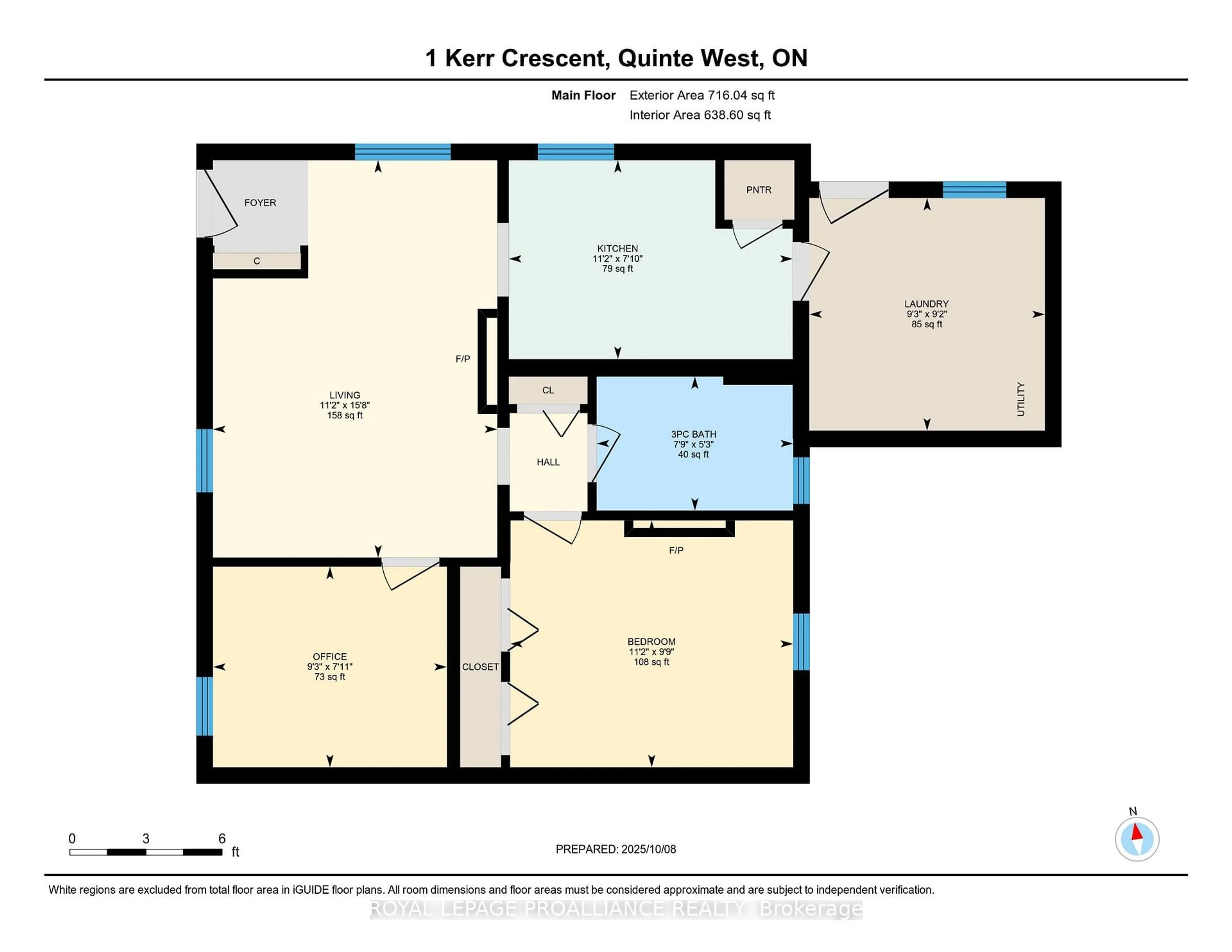 Floor plan for 1 Kerr Cres, Quinte West Ontario K8V 2W2