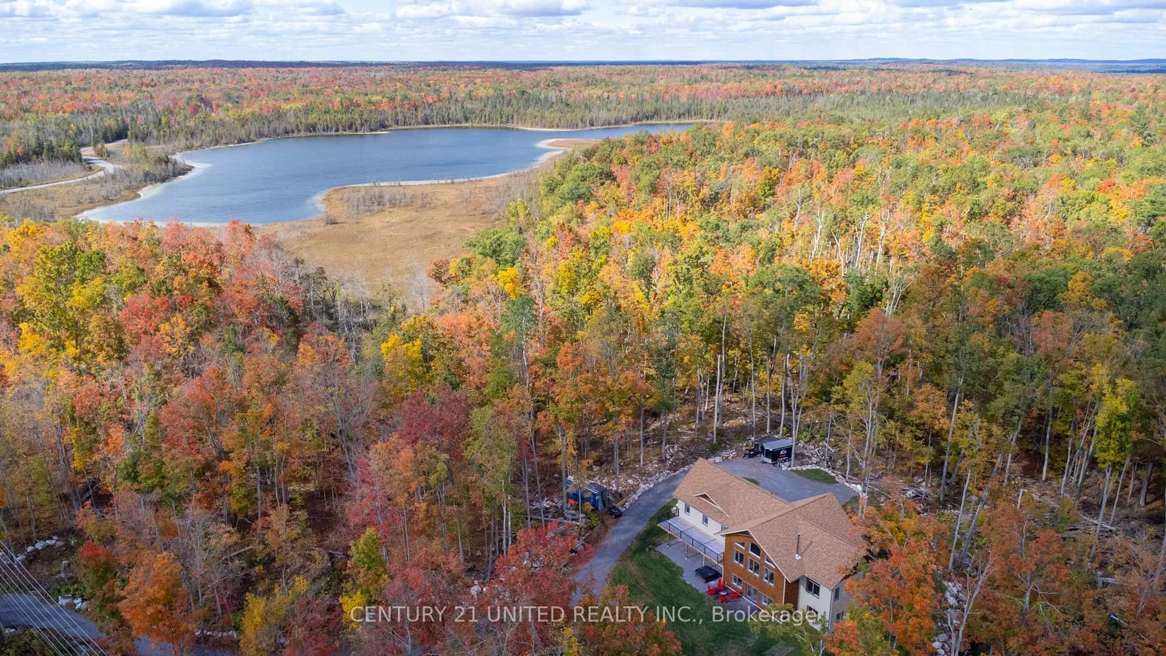 A pic from outside/outdoor area/front of a property/back of a property/a pic from drone, water/lake/river/ocean view for 318 County Road 47, Havelock-Belmont-Methuen Ontario K0L 1Z0
