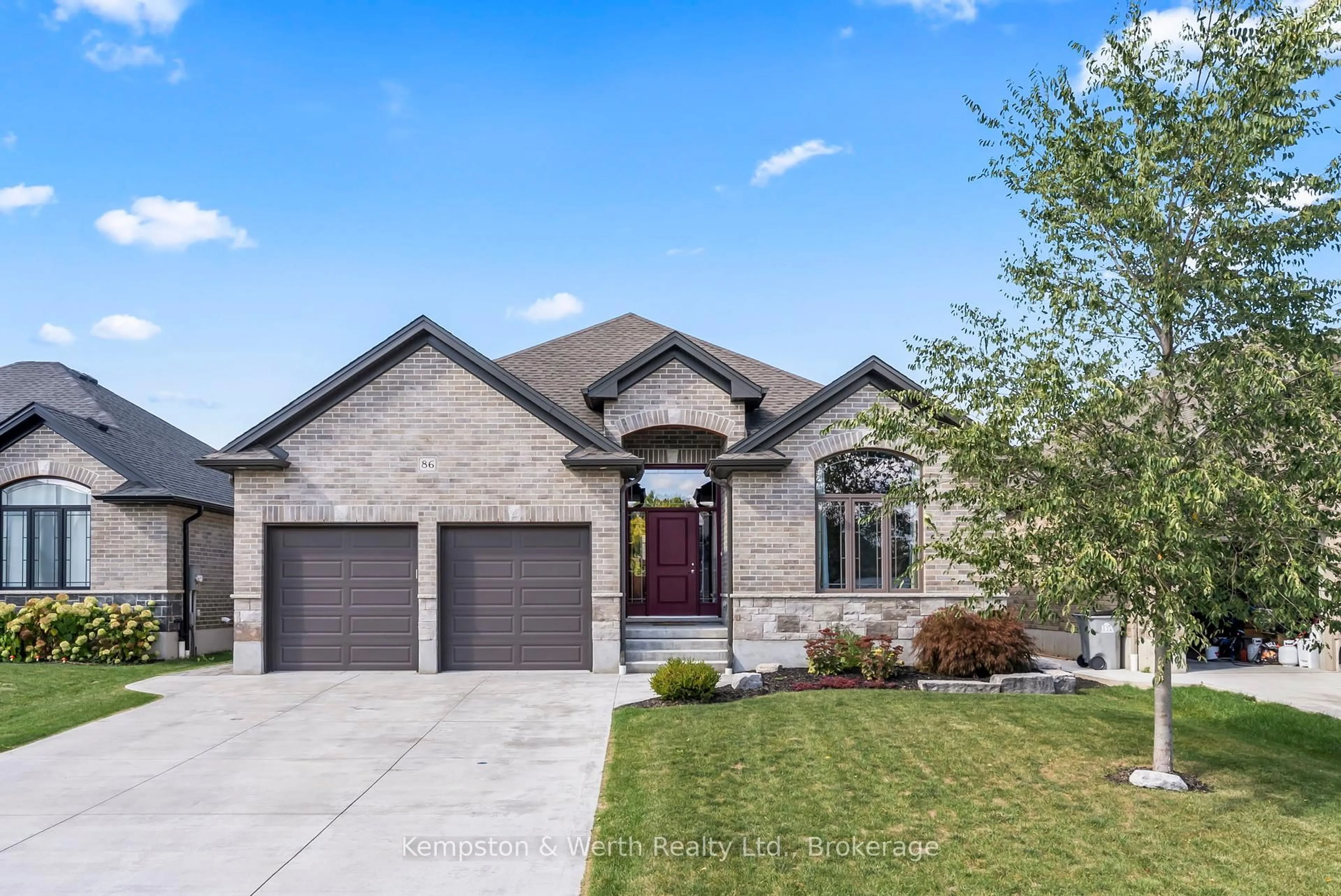 Home with brick exterior material, street for 86 Forbes Cres, North Perth Ontario N4W 0B8