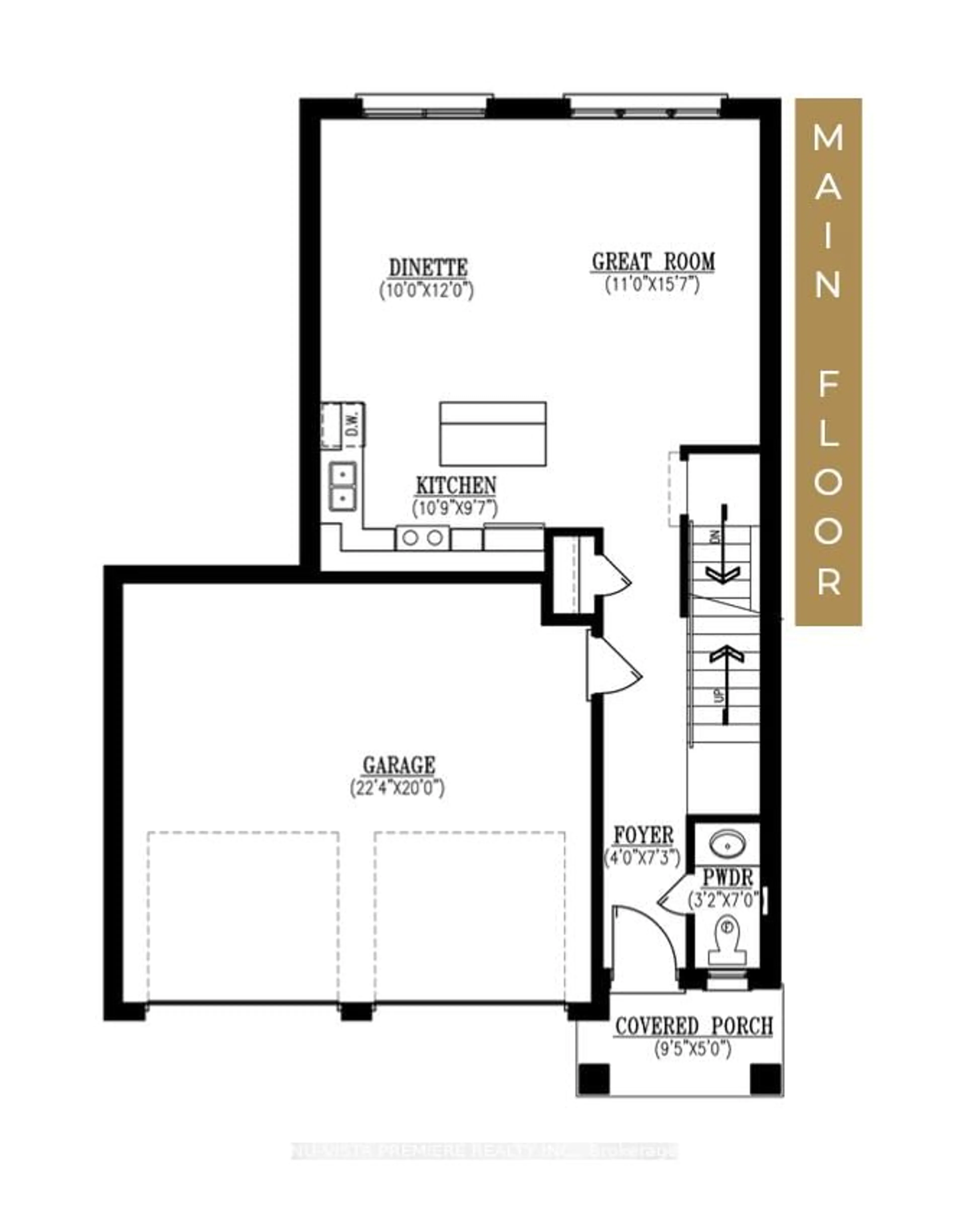 Floor plan for Lot 7 Bowman Dr, Middlesex Centre Ontario N0M 2A0