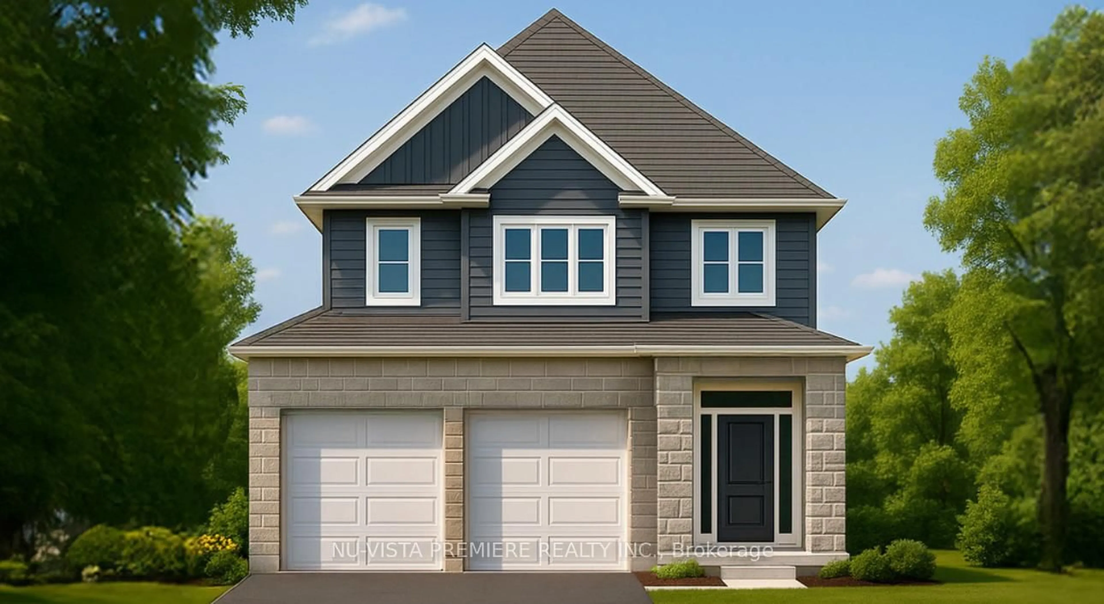 Home with vinyl exterior material, street for Lot 6 Bowman Dr, Middlesex Centre Ontario N0M 2A0