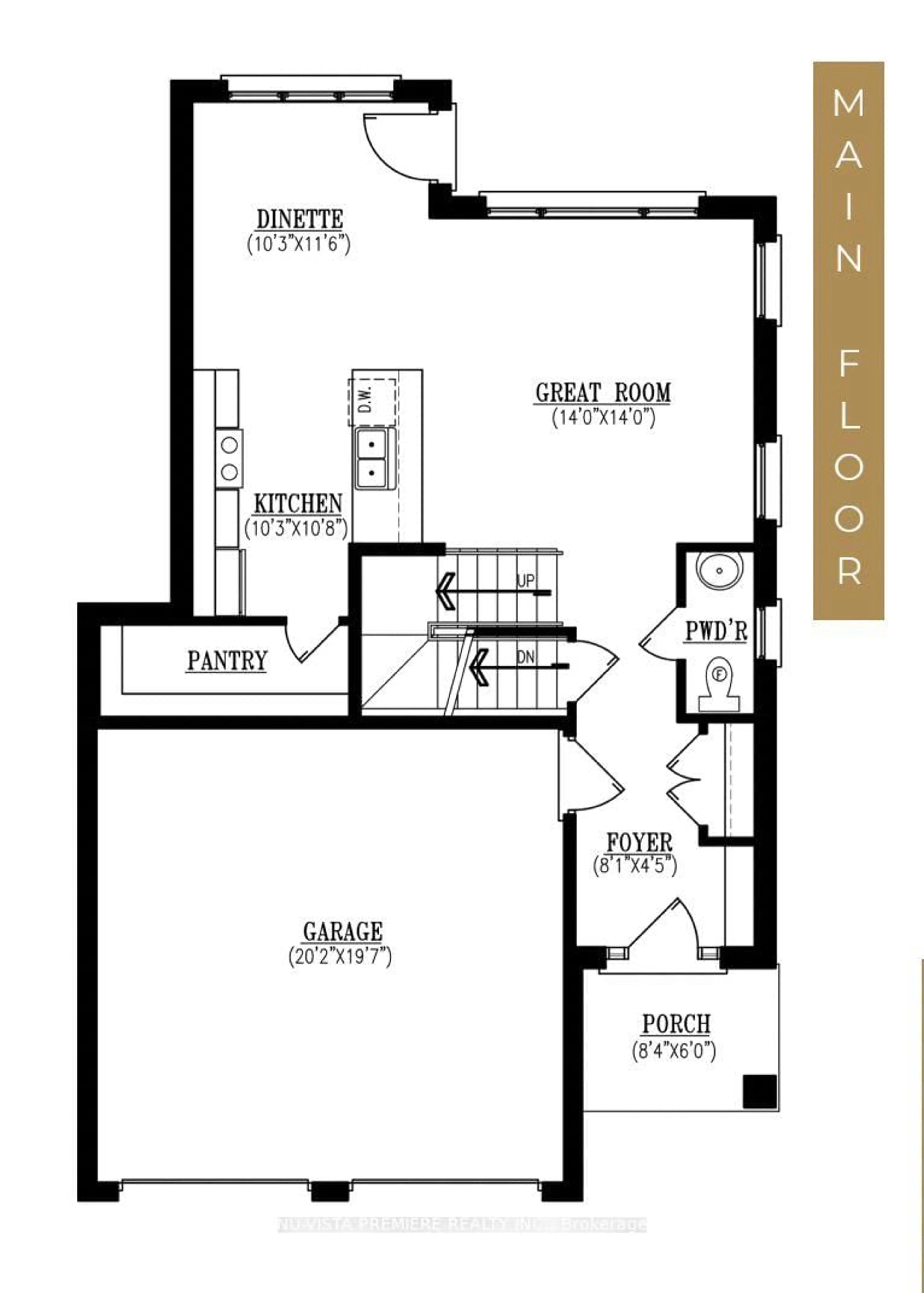 Floor plan for Lot 6 Bowman Dr, Middlesex Centre Ontario N0M 2A0