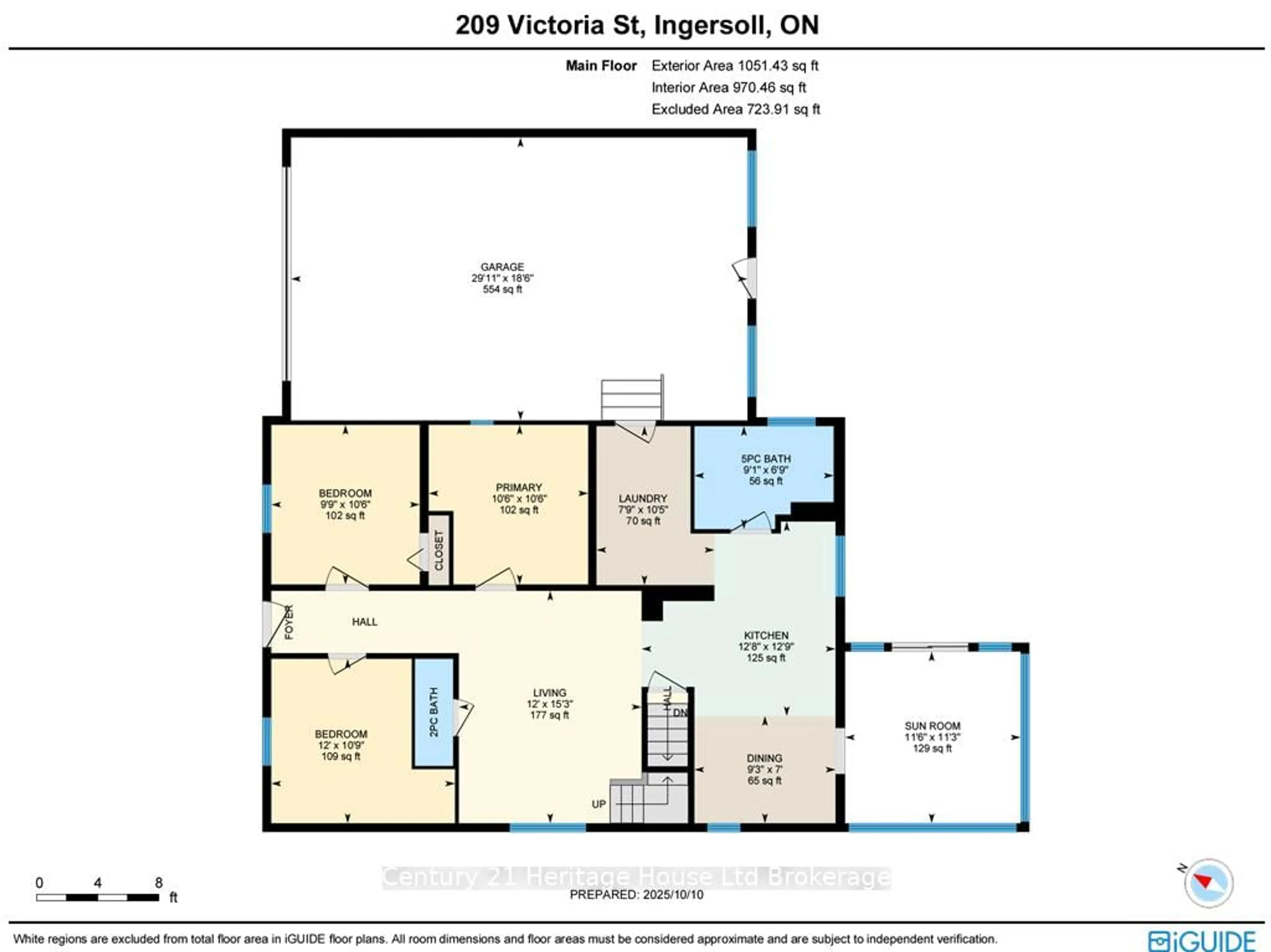 Floor plan for 209 Victoria St, Ingersoll Ontario N5C 2N2