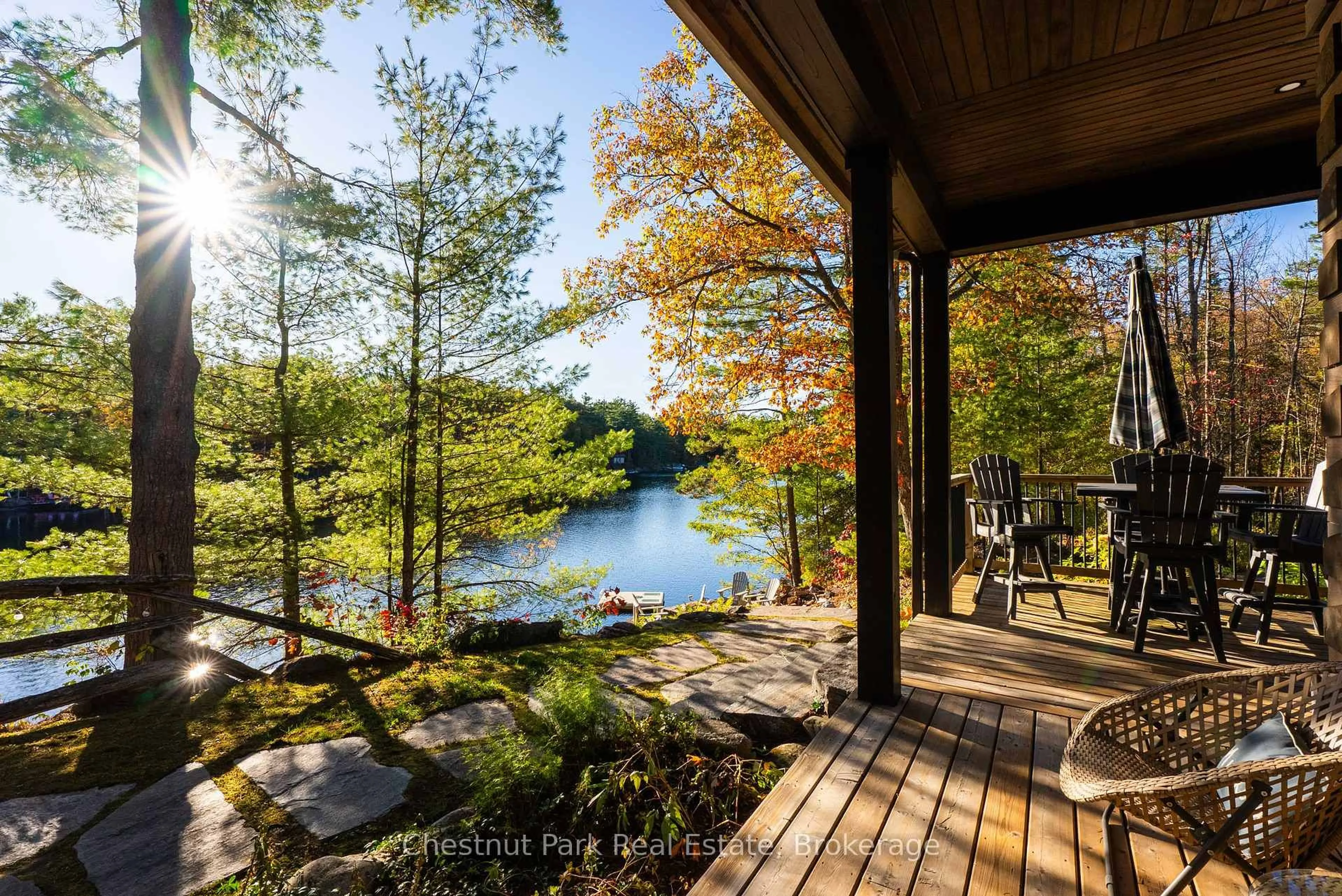 Patio, water/lake/river/ocean view for 1763 North Muldrew Lake Rd #1, Gravenhurst Ontario P1P 1R2