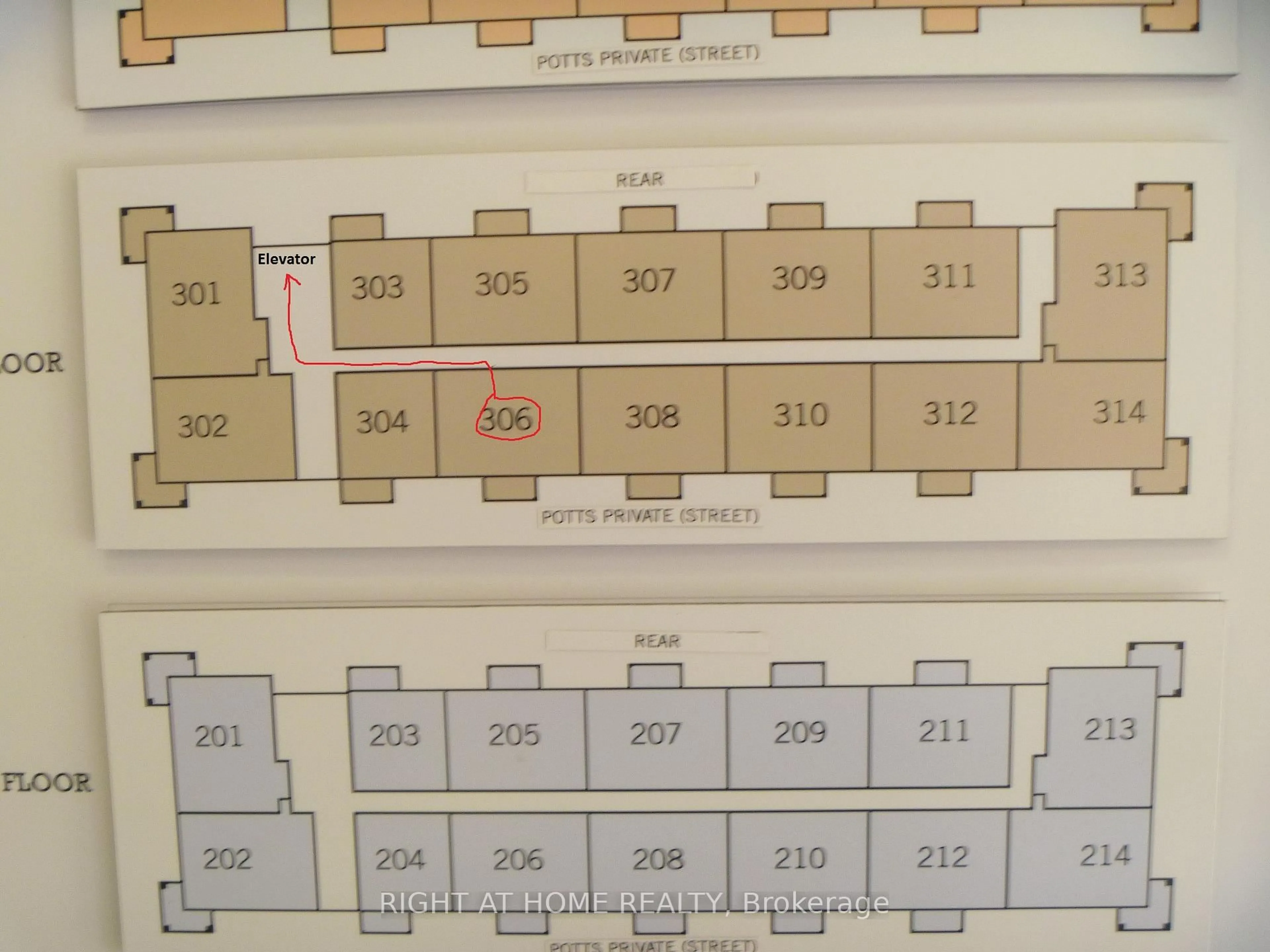 Floor plan for 141 Potts Private #306, Ottawa Ontario K4A 0X9