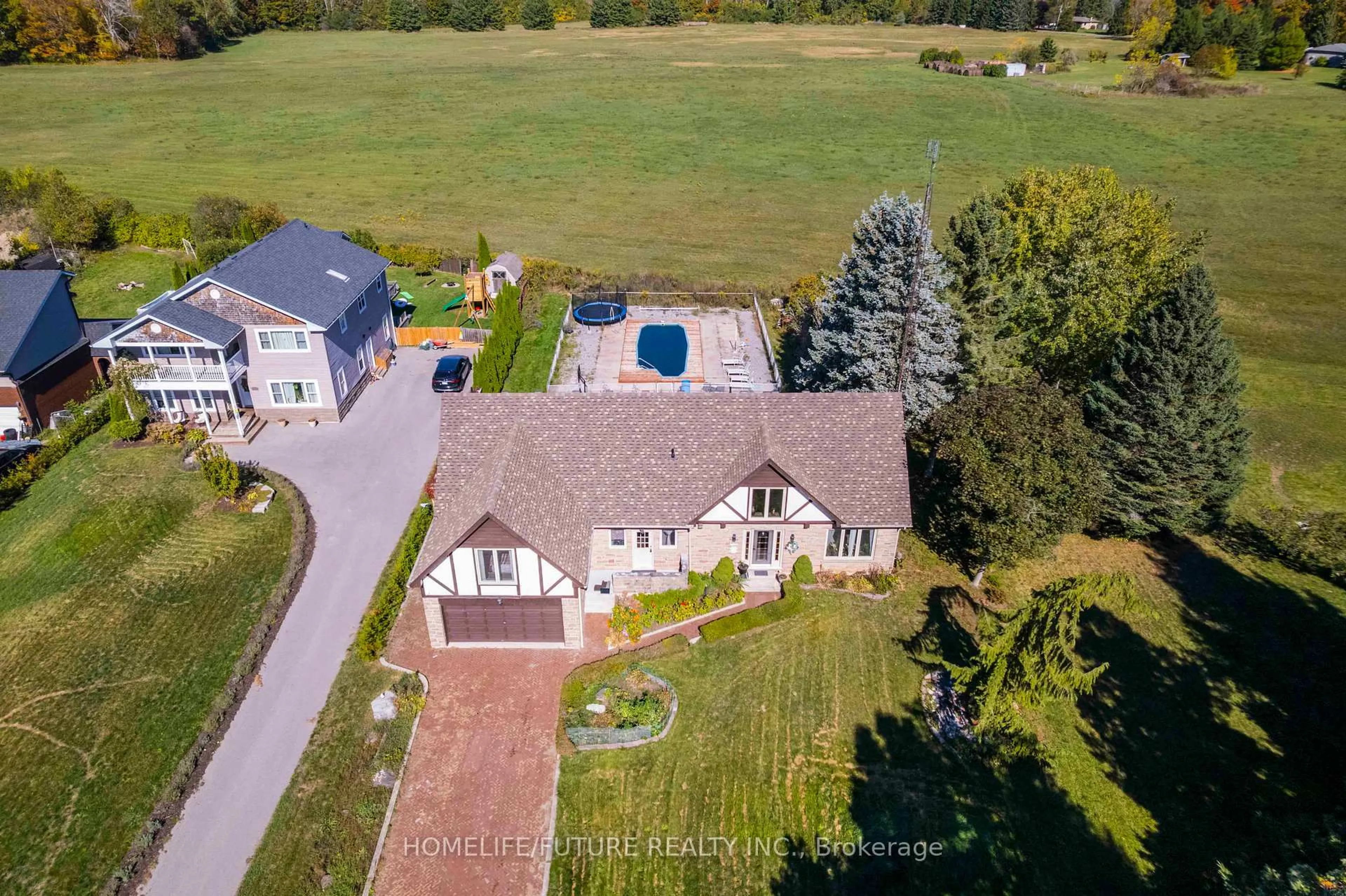 A pic from outside/outdoor area/front of a property/back of a property/a pic from drone, unknown for 120 North Shore Rd, Alnwick/Haldimand Ontario K0K 2G0