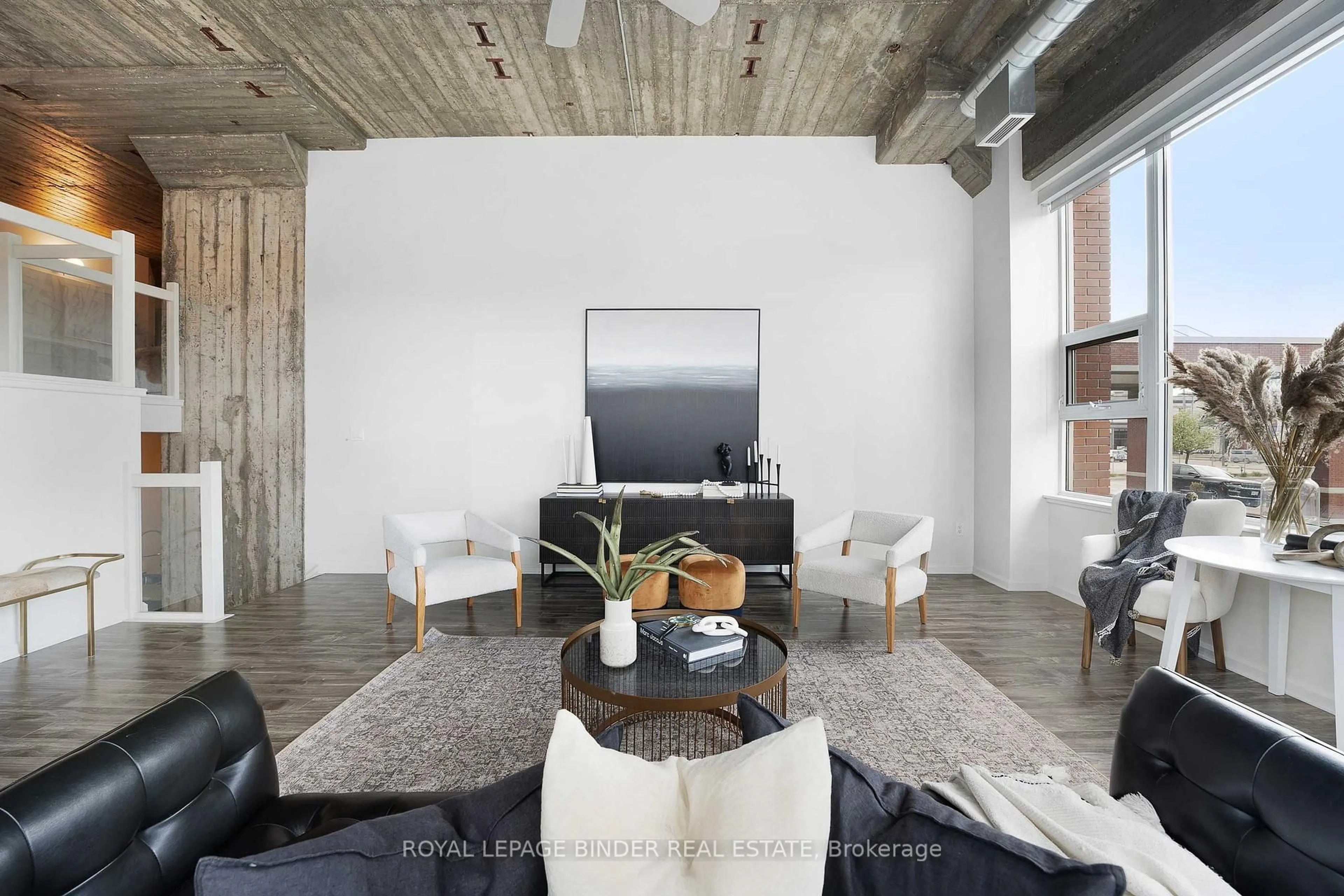 Living room with furniture, unknown for 2175 Wyandotte St #102, Windsor Ontario N8Y 5B9