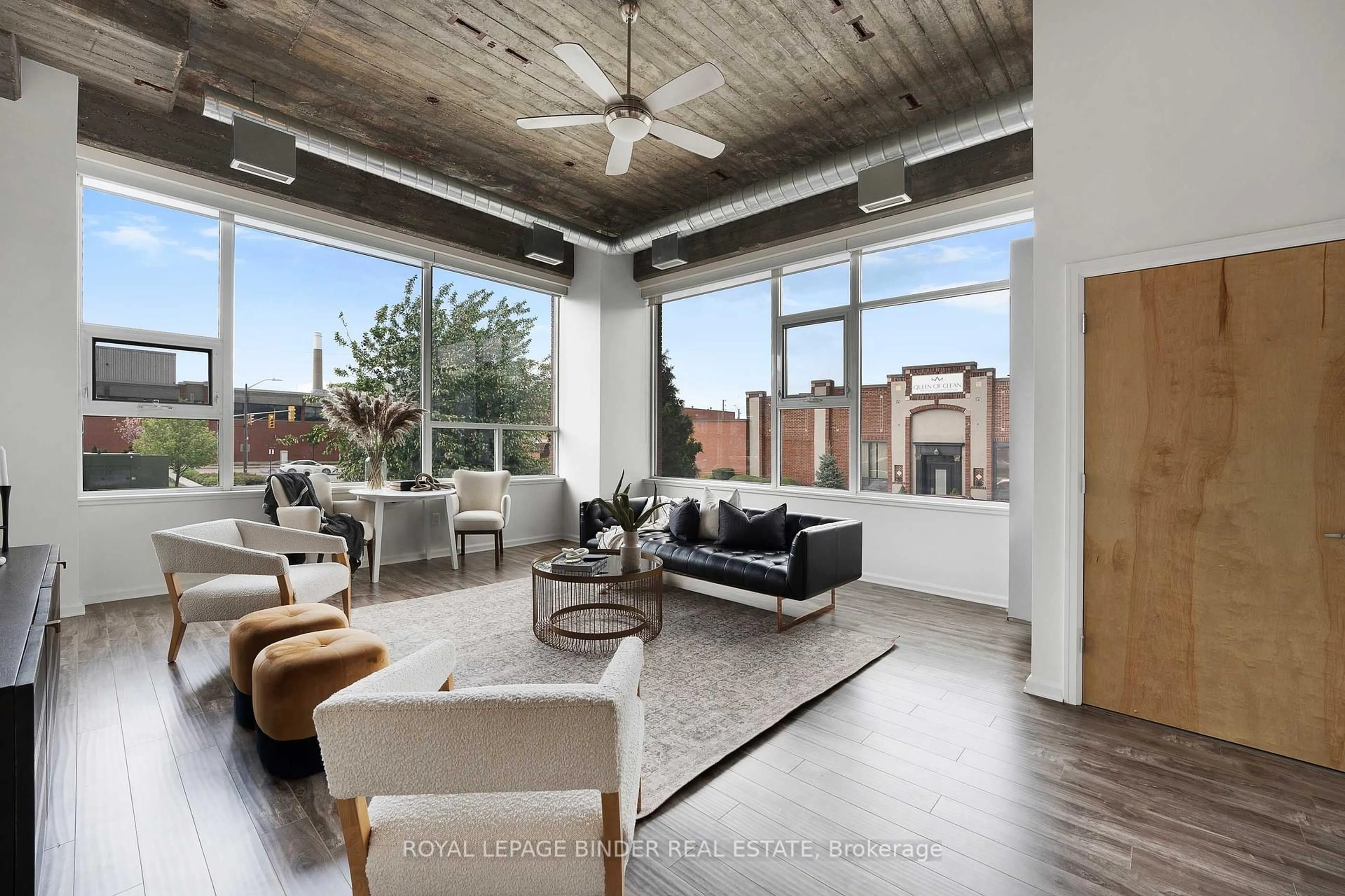 Living room with furniture, unknown for 2175 Wyandotte St #102, Windsor Ontario N8Y 5B9