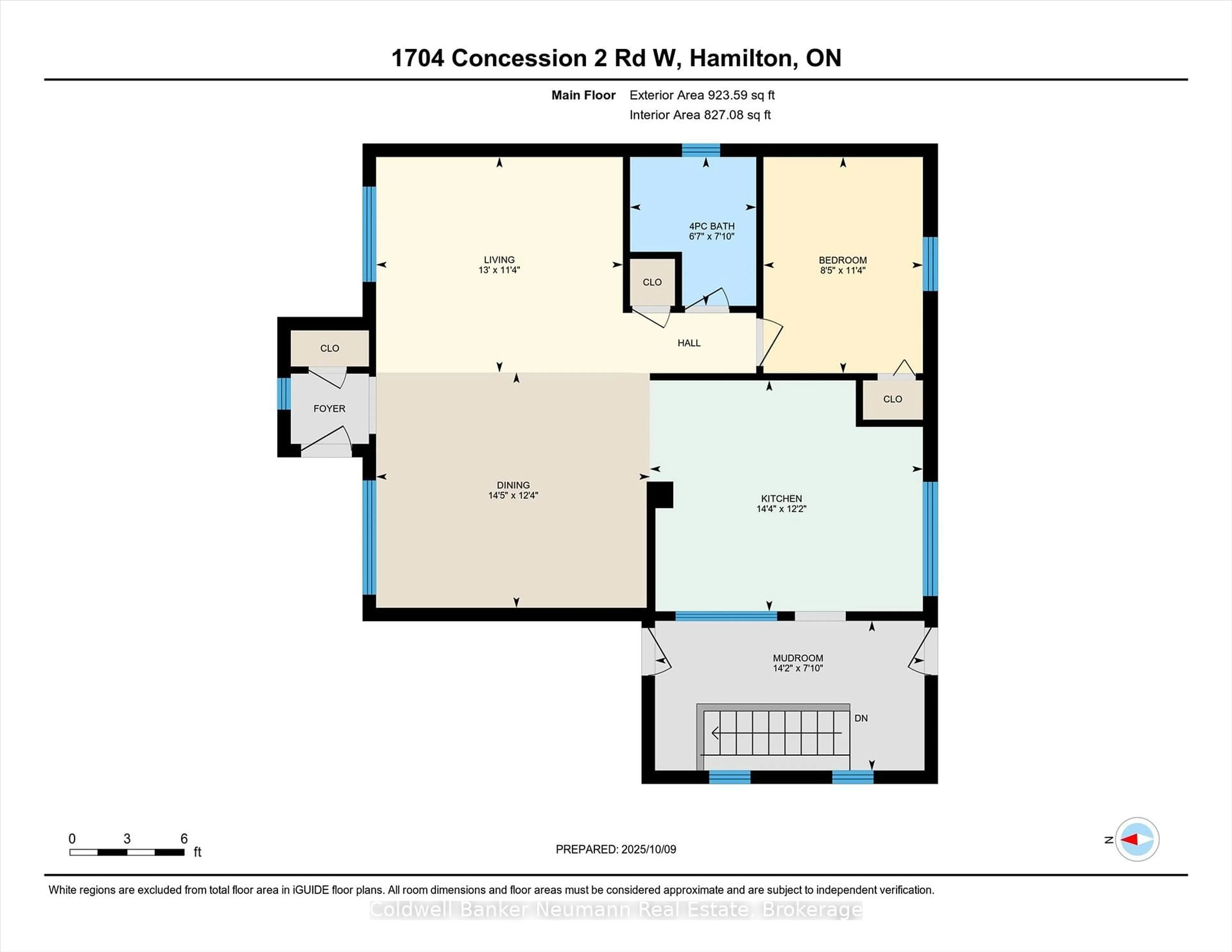 Floor plan for 1704 2nd Con Rd, Hamilton Ontario L0R 1T0