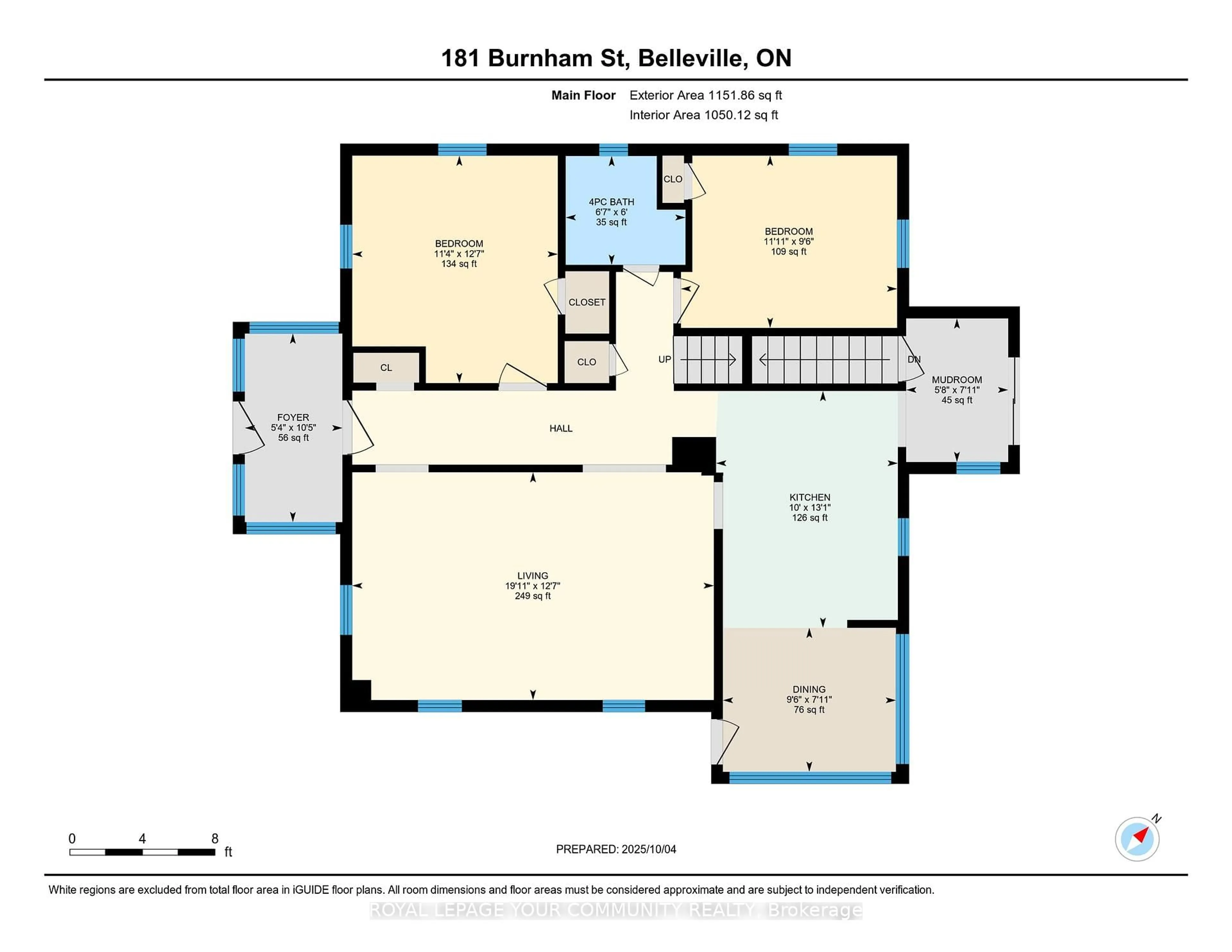 Floor plan for 181 Burnham St, Belleville Ontario K8N 3S1