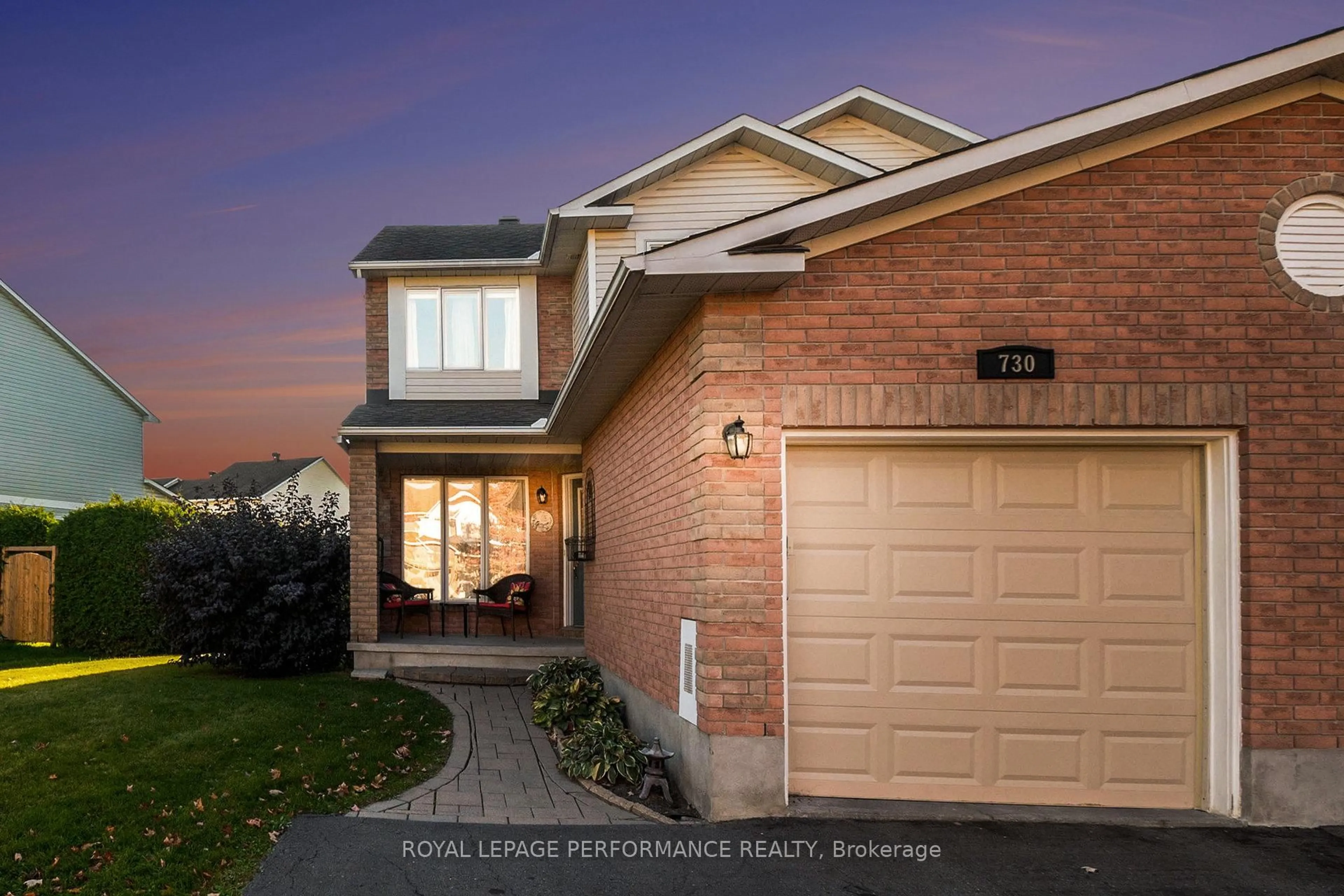 Home with brick exterior material, street for 730 Nesting Way, Ottawa Ontario K4A 3X4
