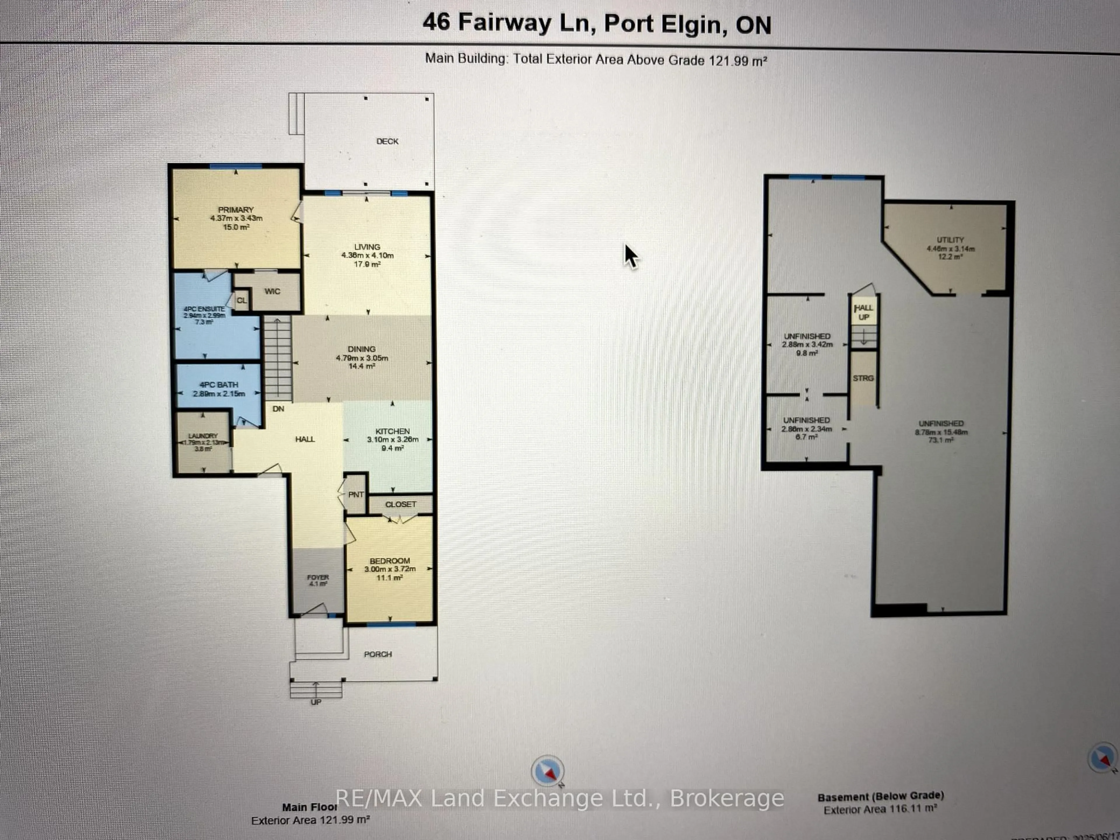 Floor plan for 46 Fairway Lane, Saugeen Shores Ontario N0H 2C3