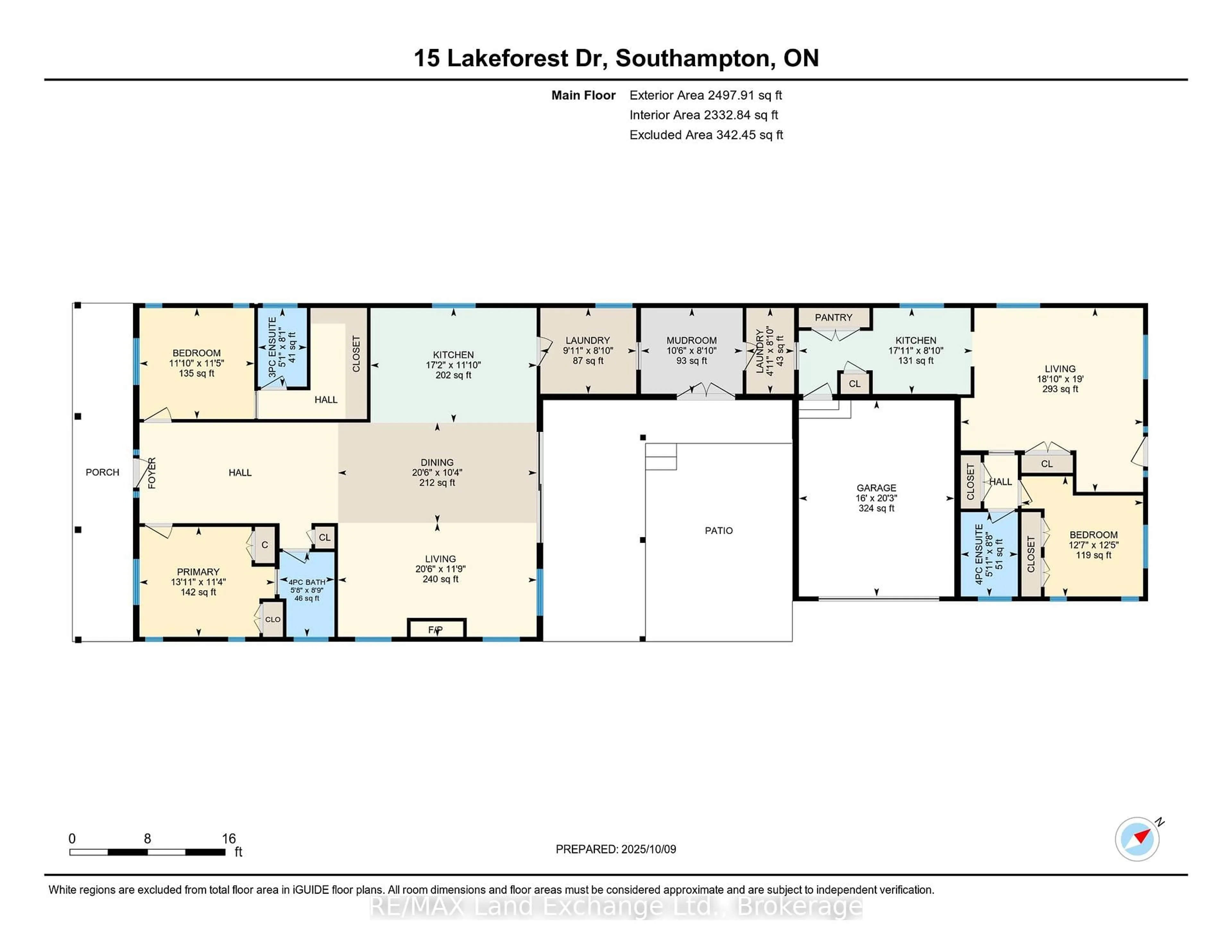 Floor plan for 15 Lakeforest Dr, Saugeen Shores Ontario N0H 2L0