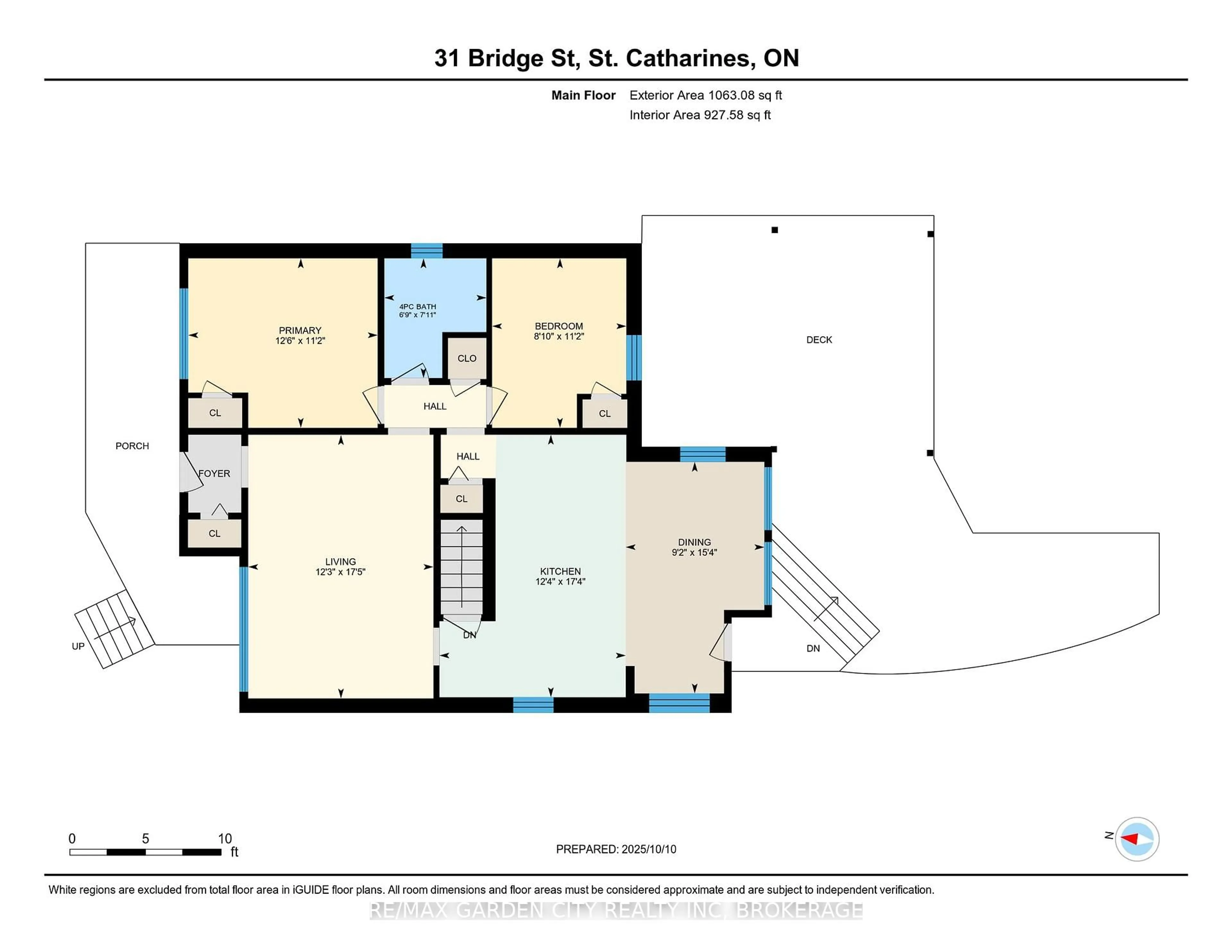 Floor plan for 31 Bridge St, St. Catharines Ontario L2S 2V7