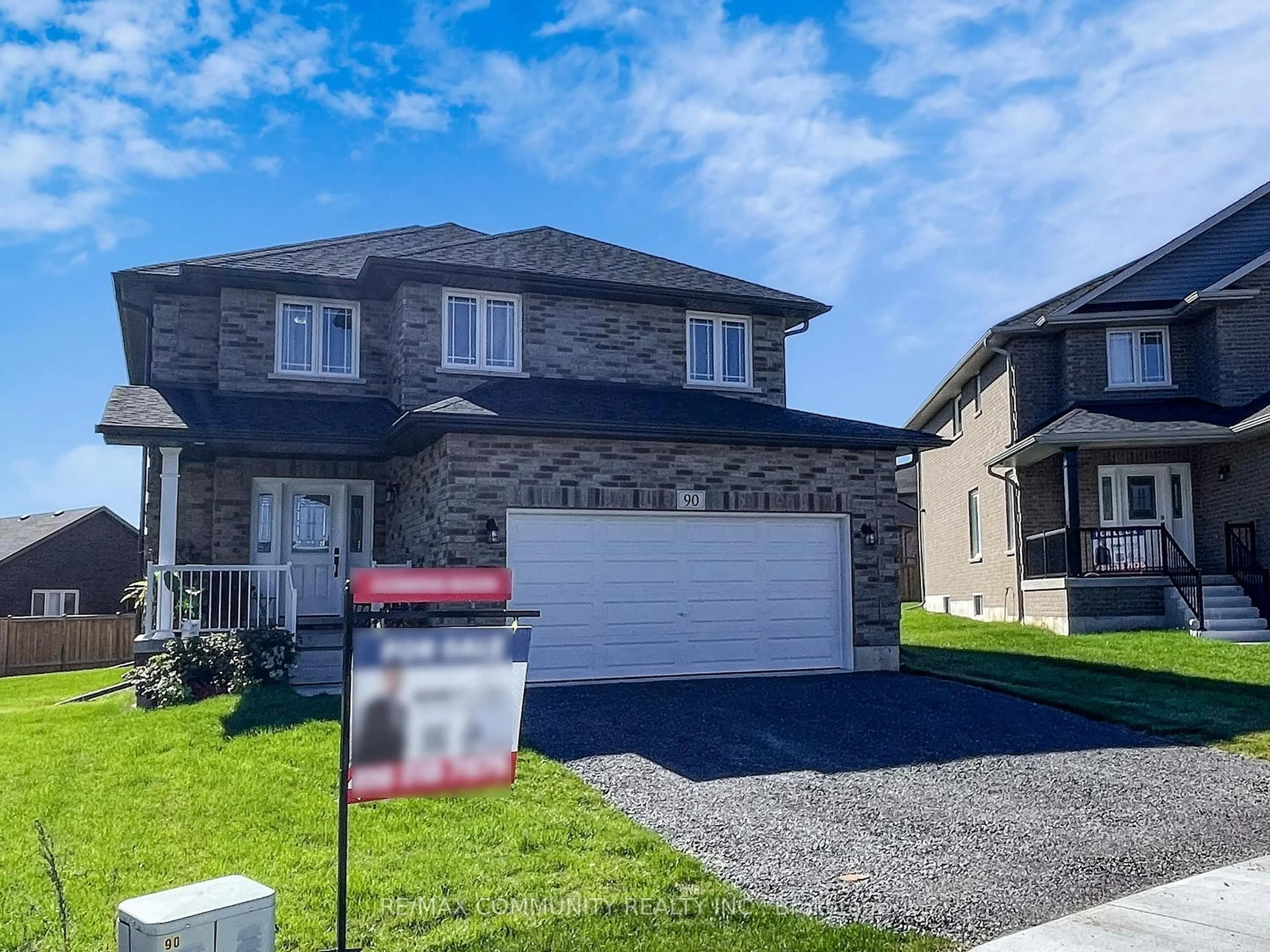 Home with brick exterior material, street for 90 Keeler Crt, Asphodel-Norwood Ontario K0L 2V0