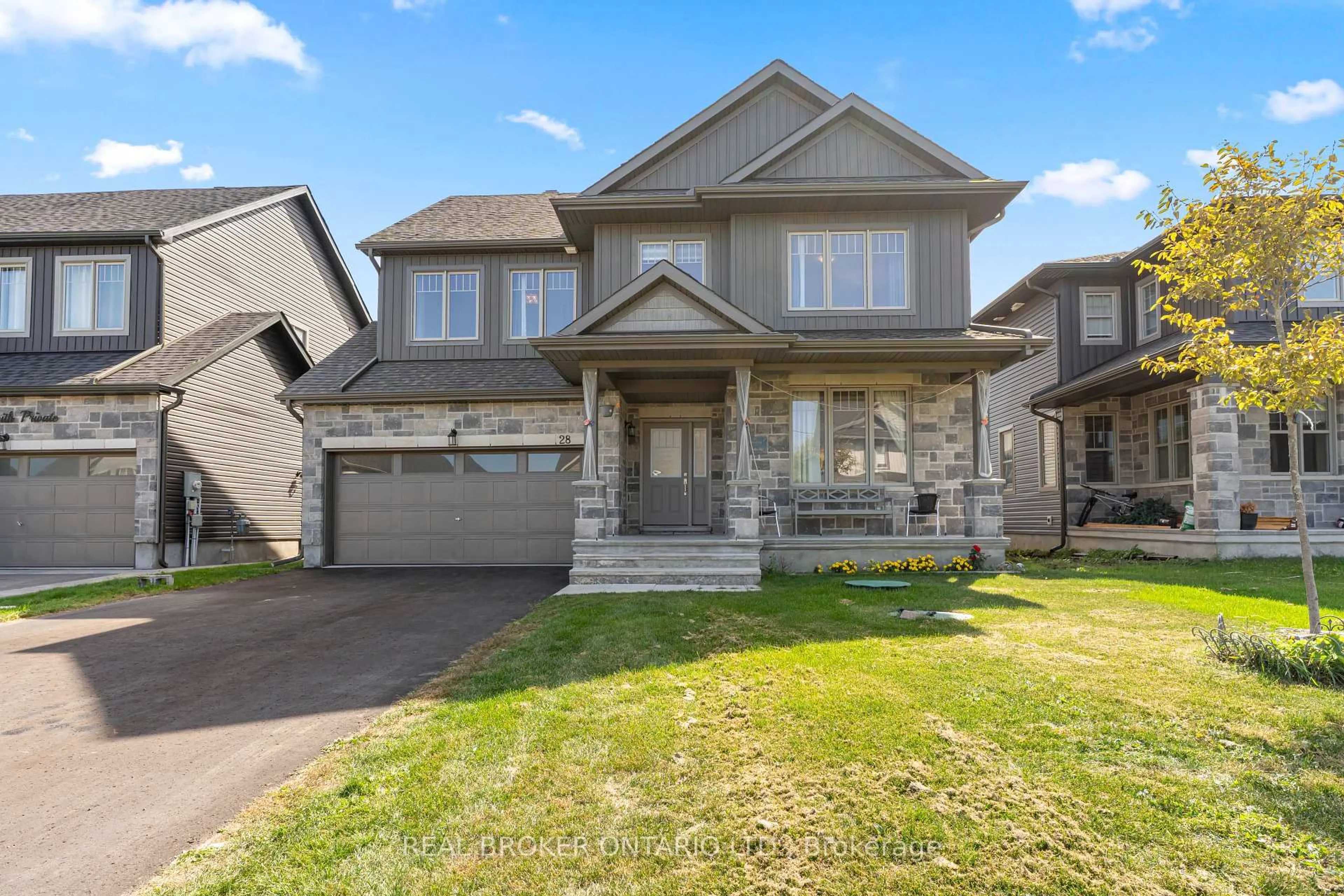 Home with brick exterior material, street for 28 Sopwith Private, Carp Ontario K0A 1L0