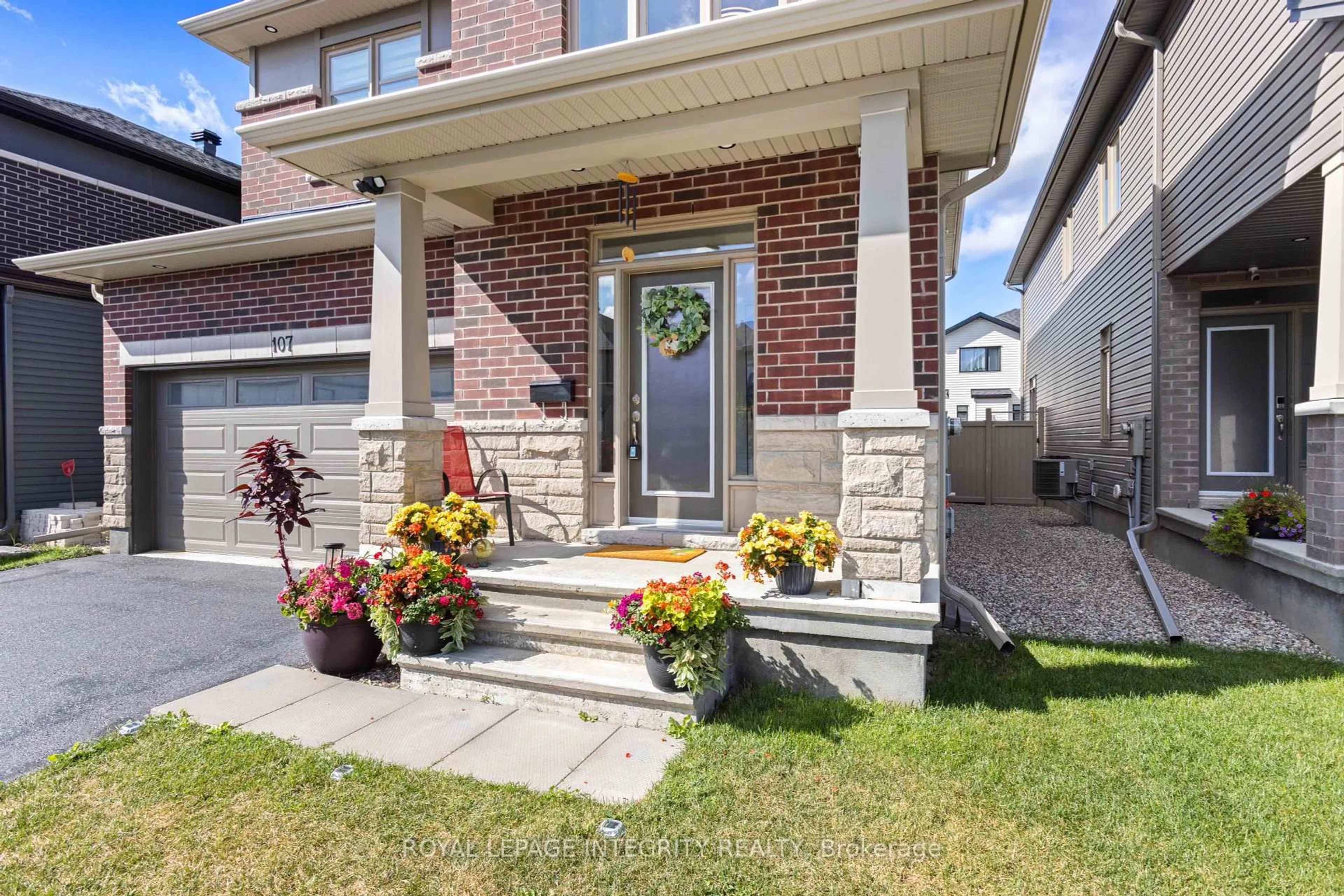 Home with brick exterior material, street for 107 Heirloom St, Ottawa Ontario K4M 0L3