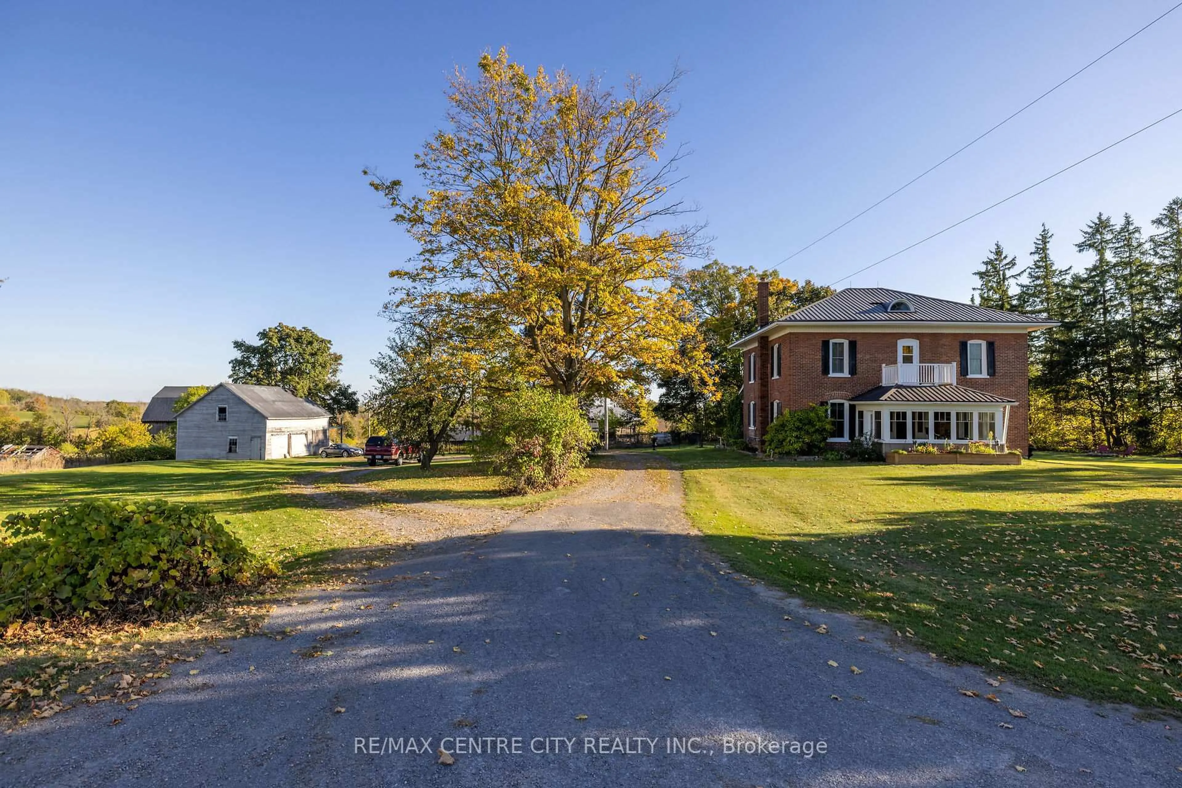 A pic from outside/outdoor area/front of a property/back of a property/a pic from drone, street for 1625 6th Line, Trent Hills Ontario K0L 1L0