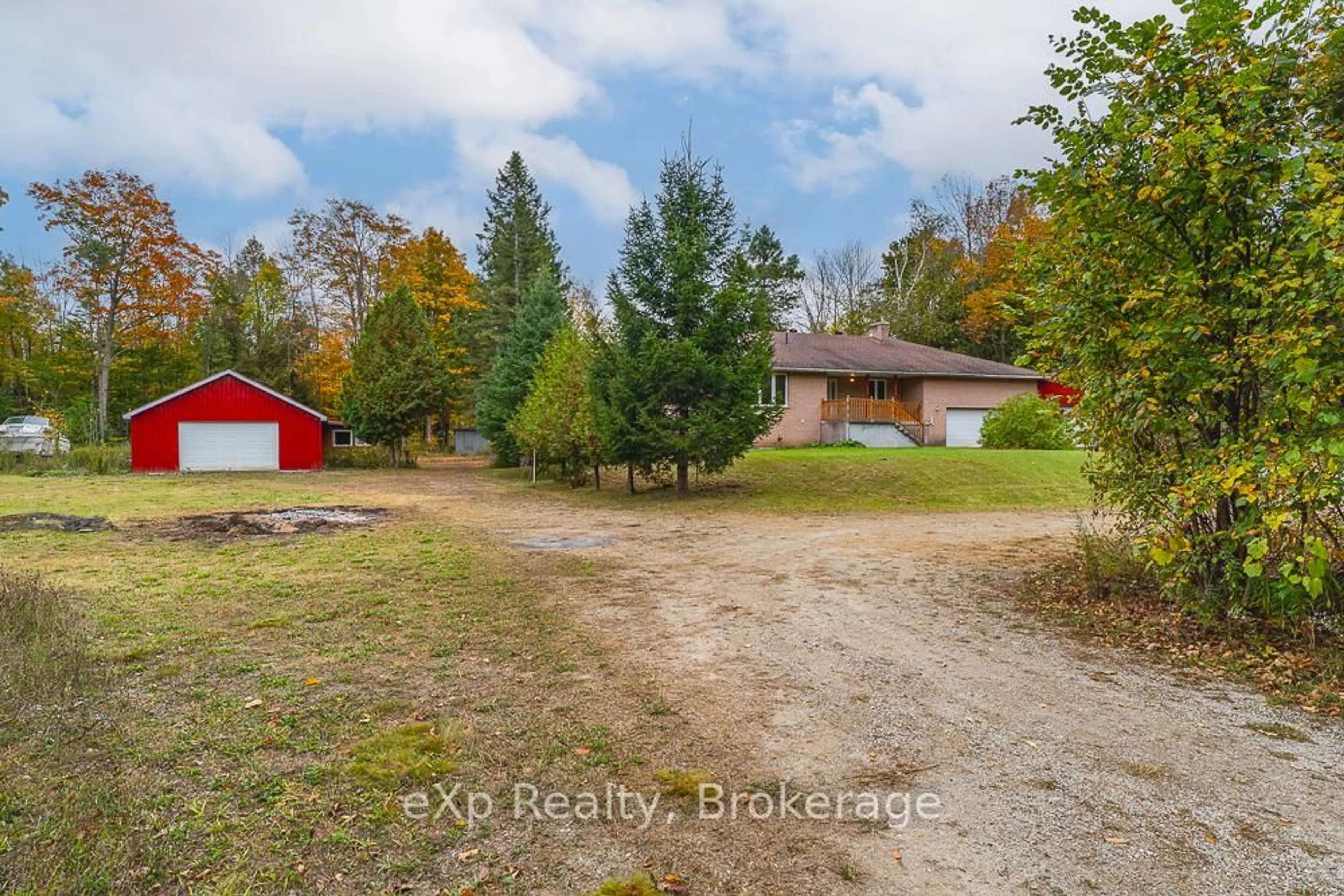A pic from outside/outdoor area/front of a property/back of a property/a pic from drone, forest/trees view for 51 Parkside Ave, South Bruce Peninsula Ontario N0H 2T0