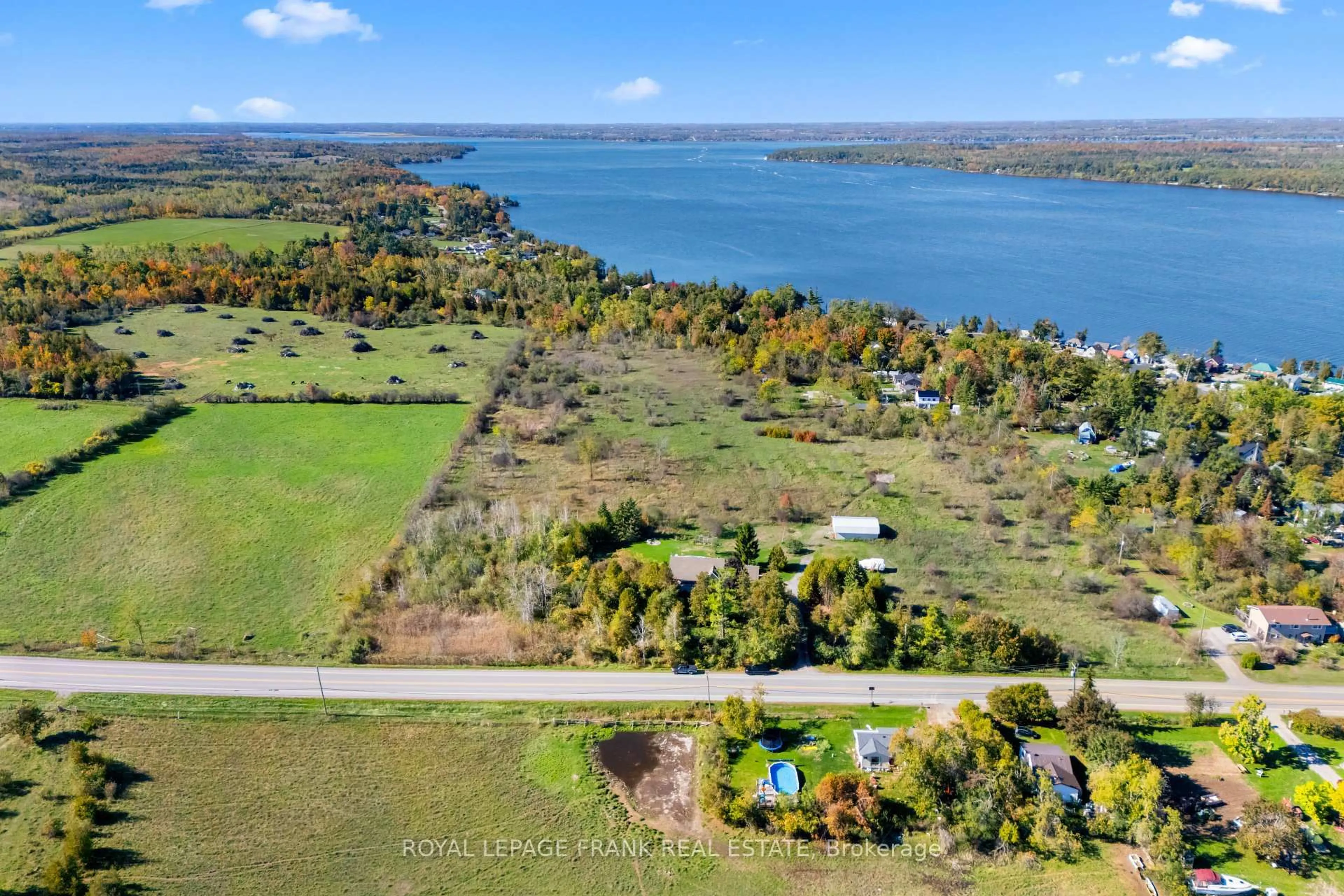 A pic from outside/outdoor area/front of a property/back of a property/a pic from drone, water/lake/river/ocean view for 2269 Thurstonia Rd, Kawartha Lakes Ontario K0M 1L0