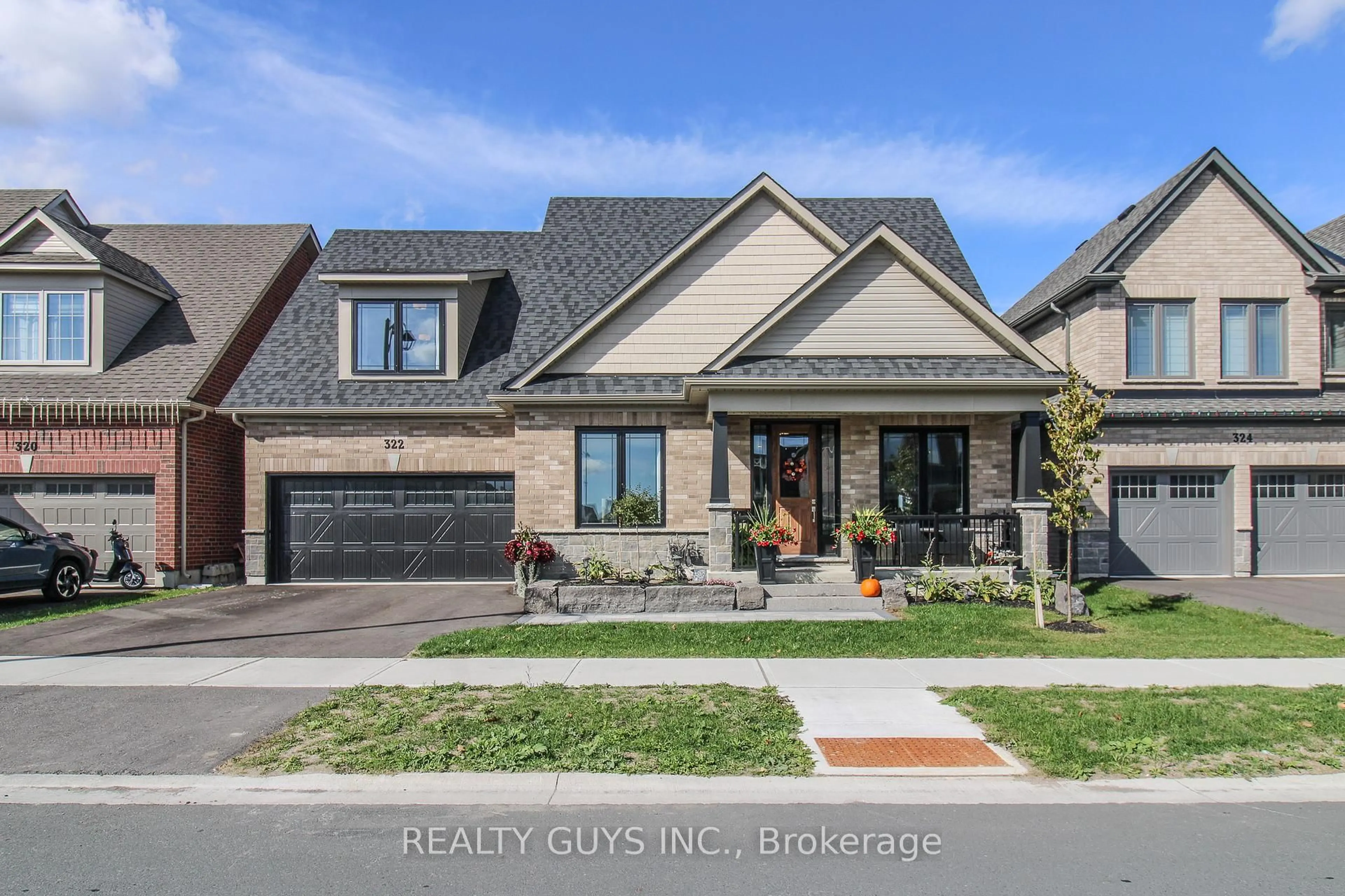 Home with brick exterior material, street for 322 Cullen Tr, Peterborough Ontario K9H 0J9