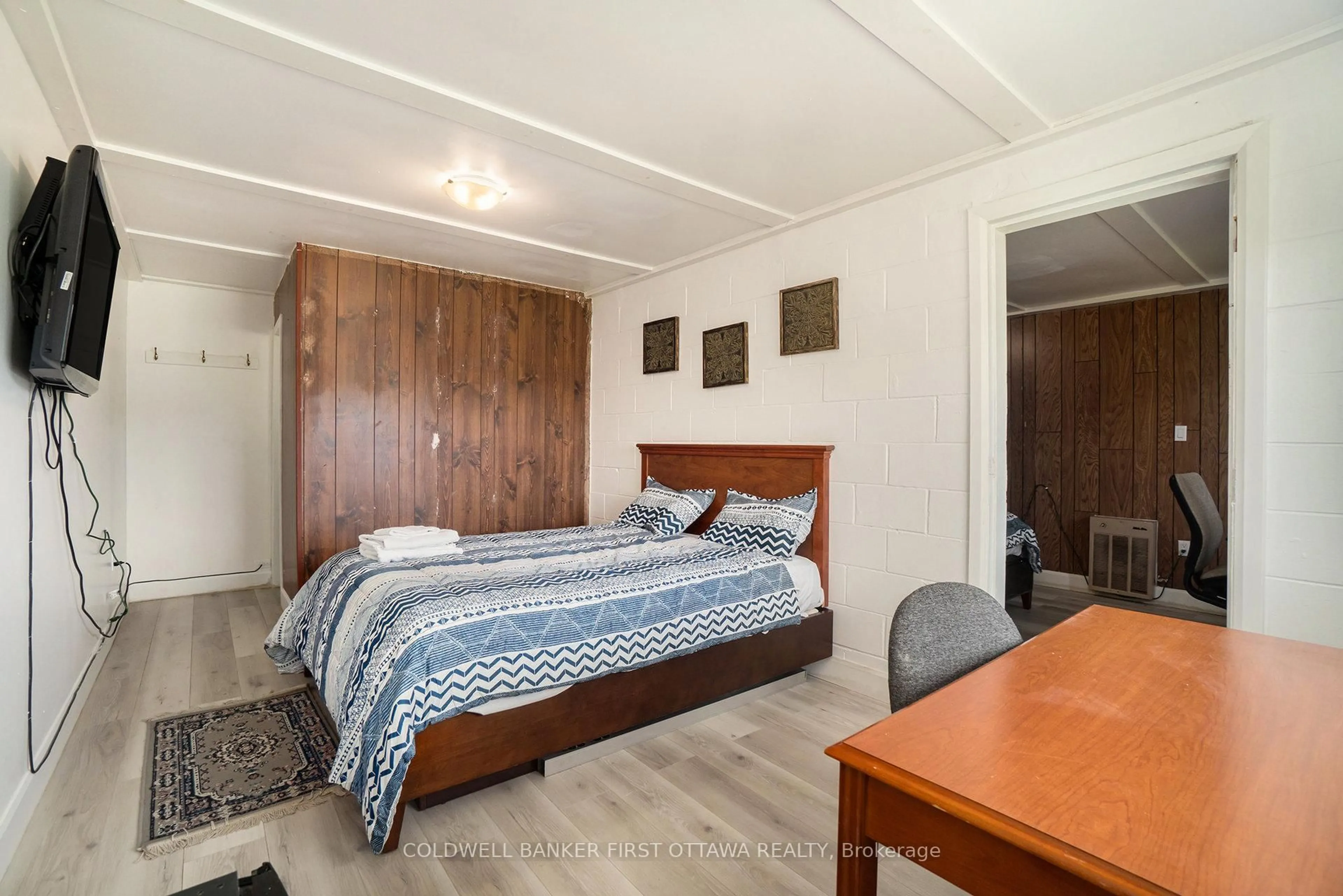 Bedroom with bed, unknown for 9628 HWY 509, Ompah Ontario K0H 2J0