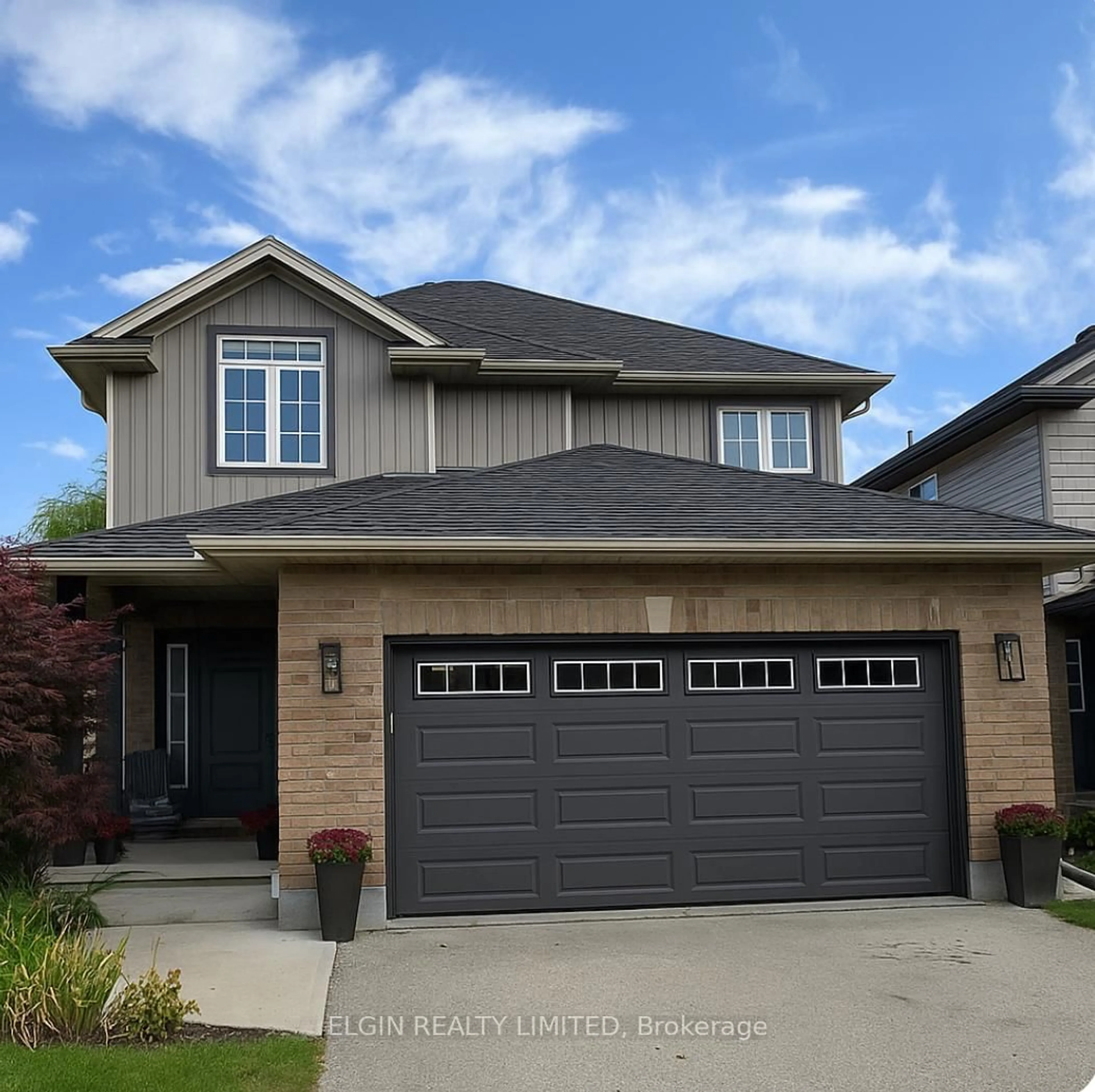 Home with vinyl exterior material, street for 10 Ambleside Dr, St. Thomas Ontario N5P 0A9