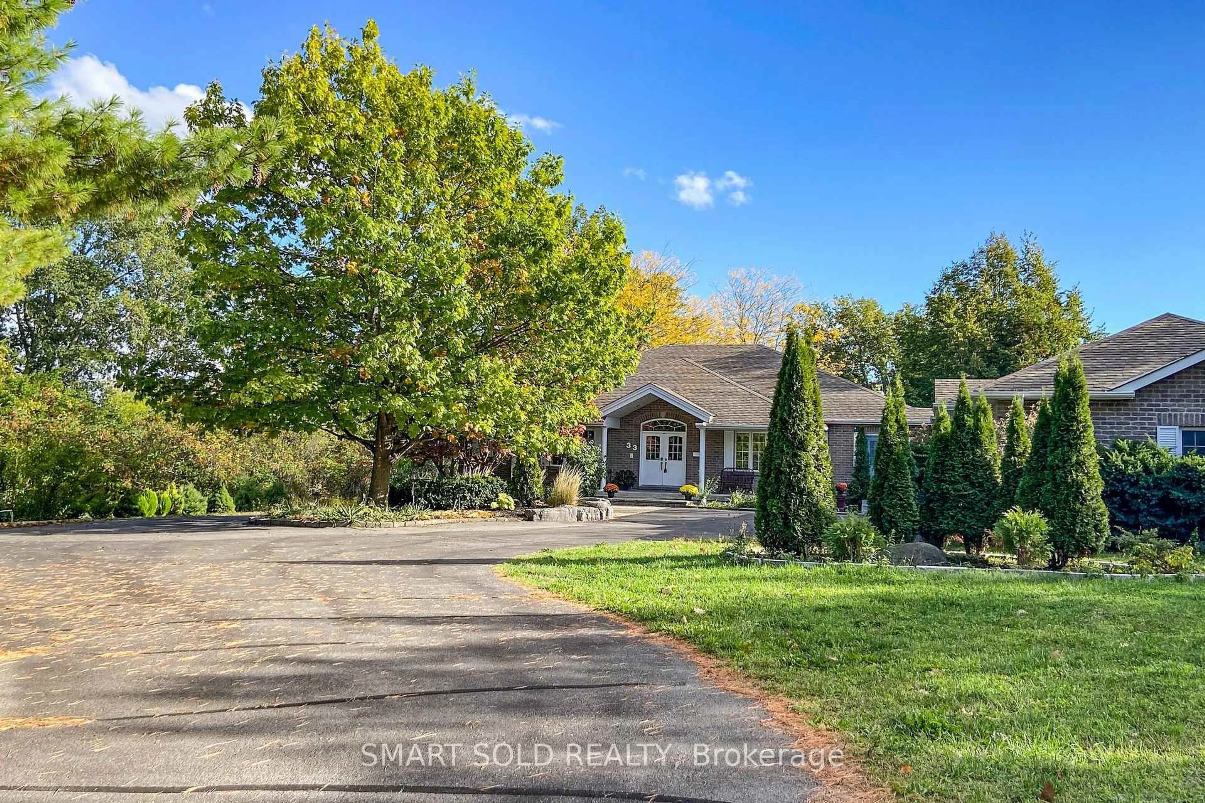 A pic from outside/outdoor area/front of a property/back of a property/a pic from drone, street for 33 Carrying Place Rd, Quinte West Ontario K8V 3E6